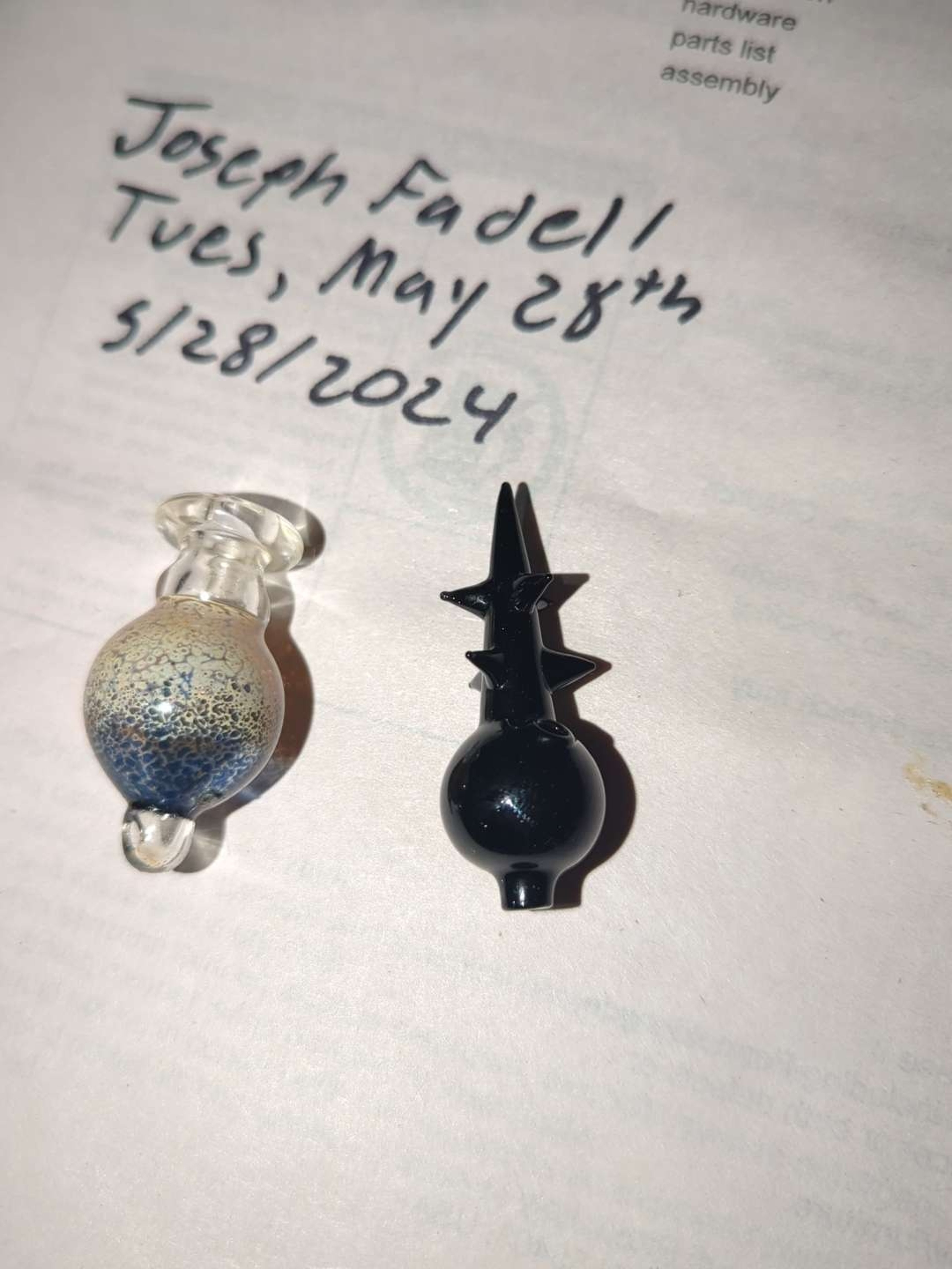 Preview pic of Jason Charles Black Astral Bubble Cap (Puffco)