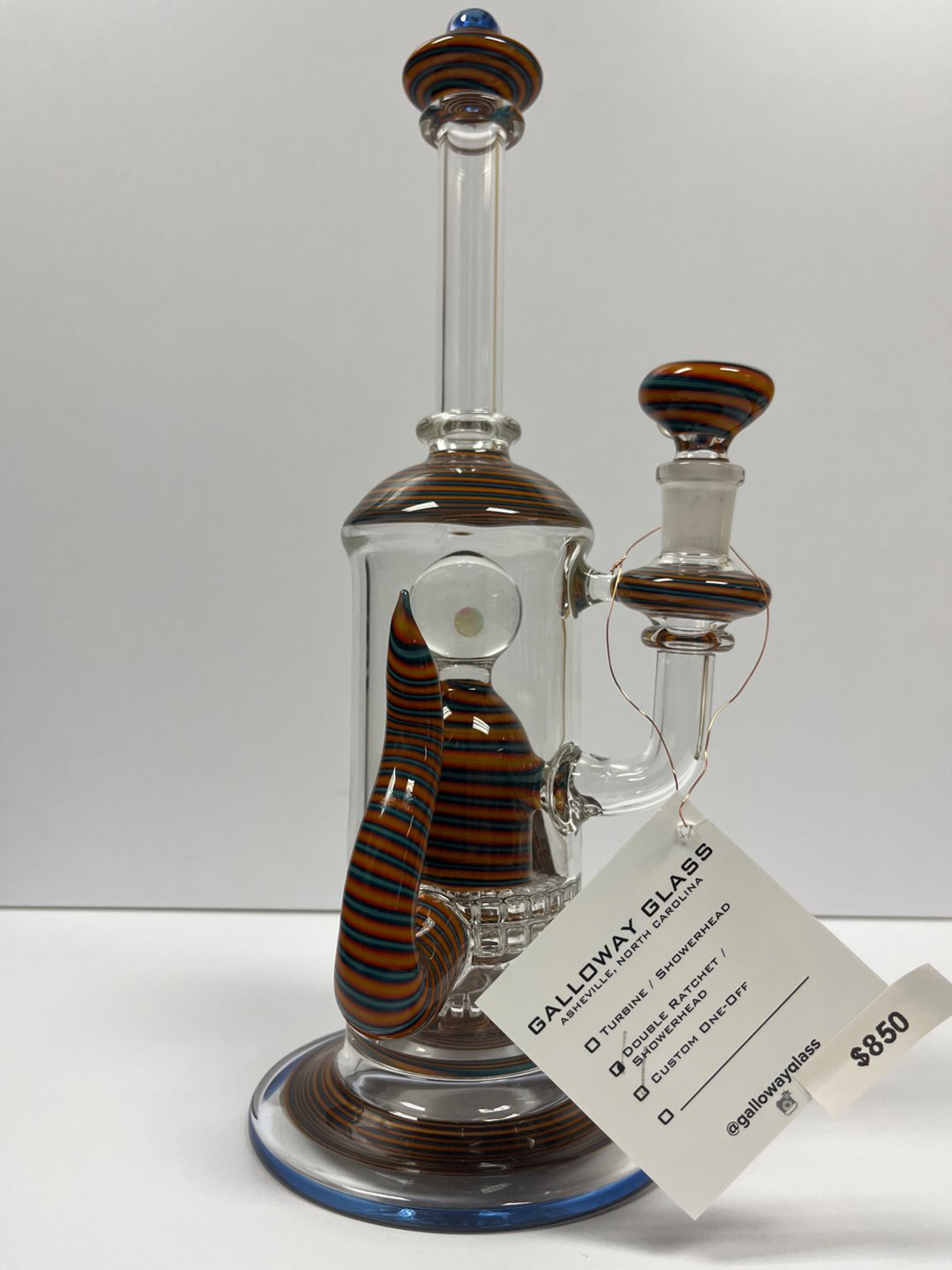 Preview pic of Galloway Glass custom rig 1 of 1 with his Ratchet Perc