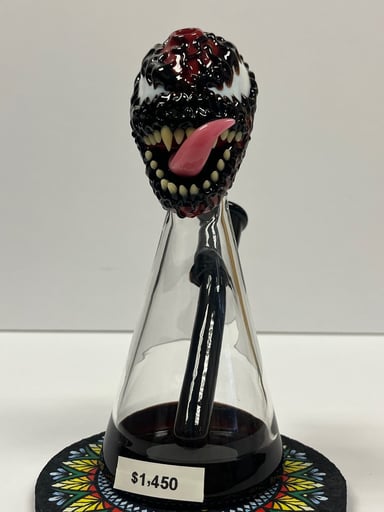 Preview pic of Saiyan Glass Carnage hammer rig from Venom and Spider-Man comics and movies 14mm 45