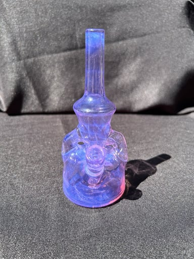 Preview pic of Derail Glass Purple Double Uptake Mini Tube