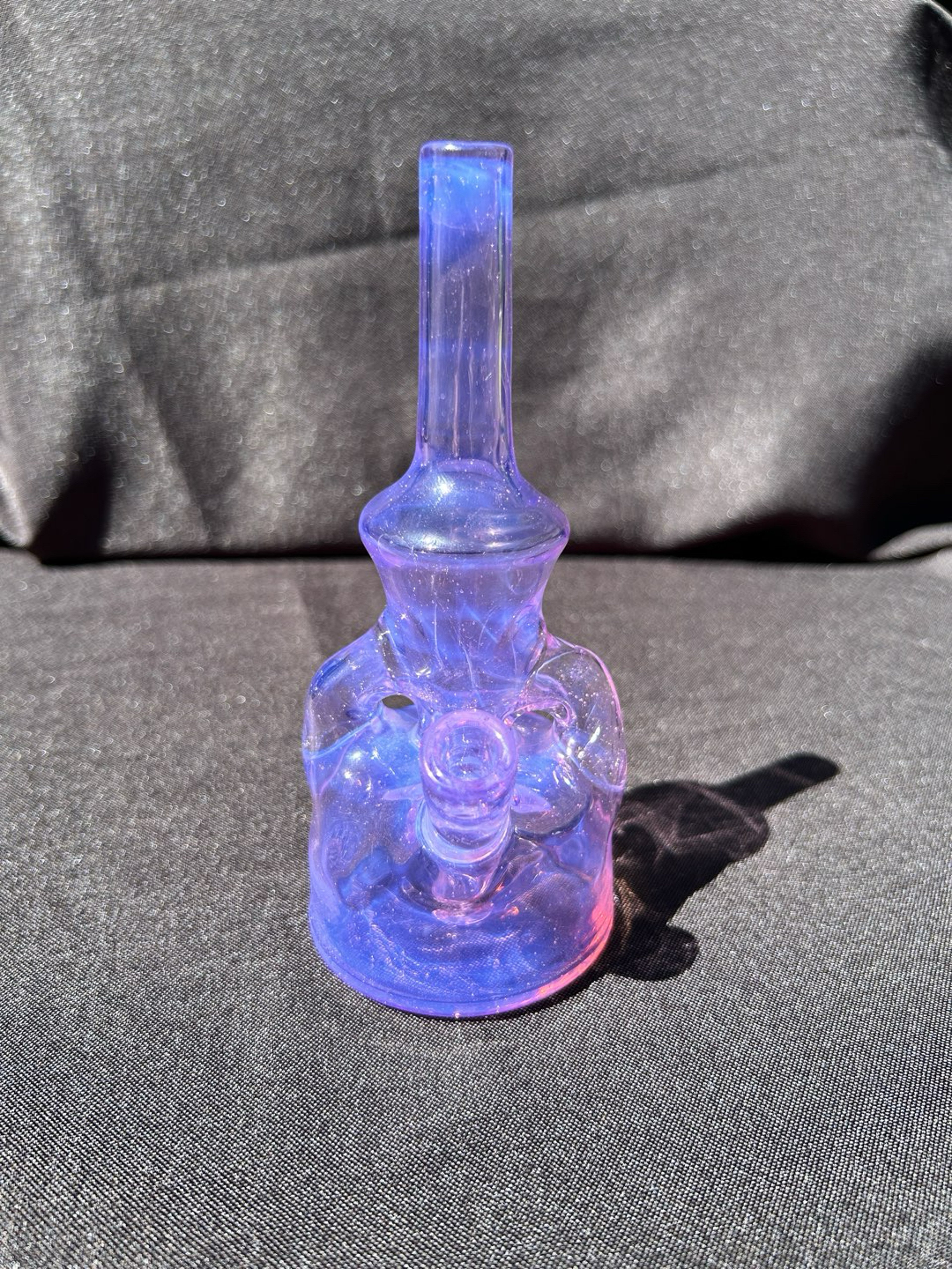 Preview pic of Derail Glass Purple Double Uptake Mini Tube