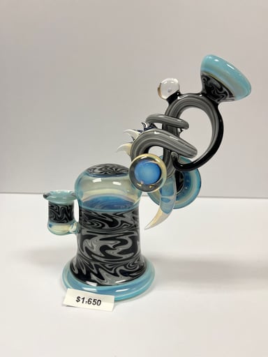 Preview pic of Cambria Glass custom 1 of 1 work of art 14mm 90