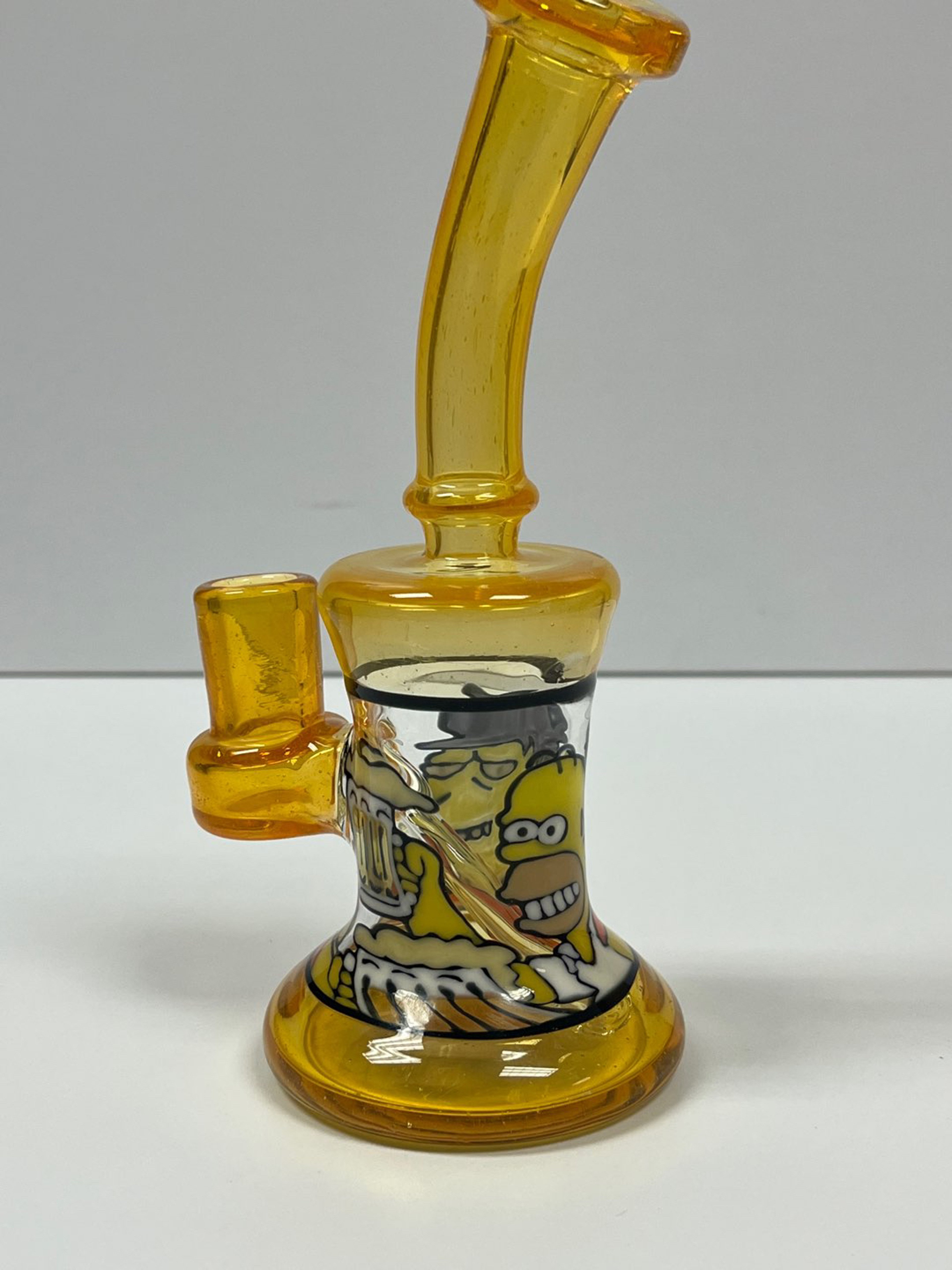 Preview pic of Windstar Glass character rig with bubble cap Homer and Barney from Simpsons 14mm 90