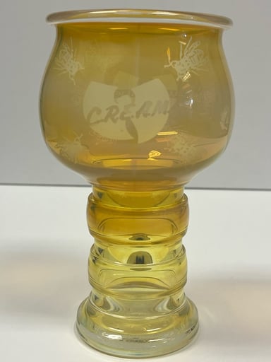 Preview pic of Little B Glass, Justin Brinson Drinking Vessel cup WU-TANG CREAM
