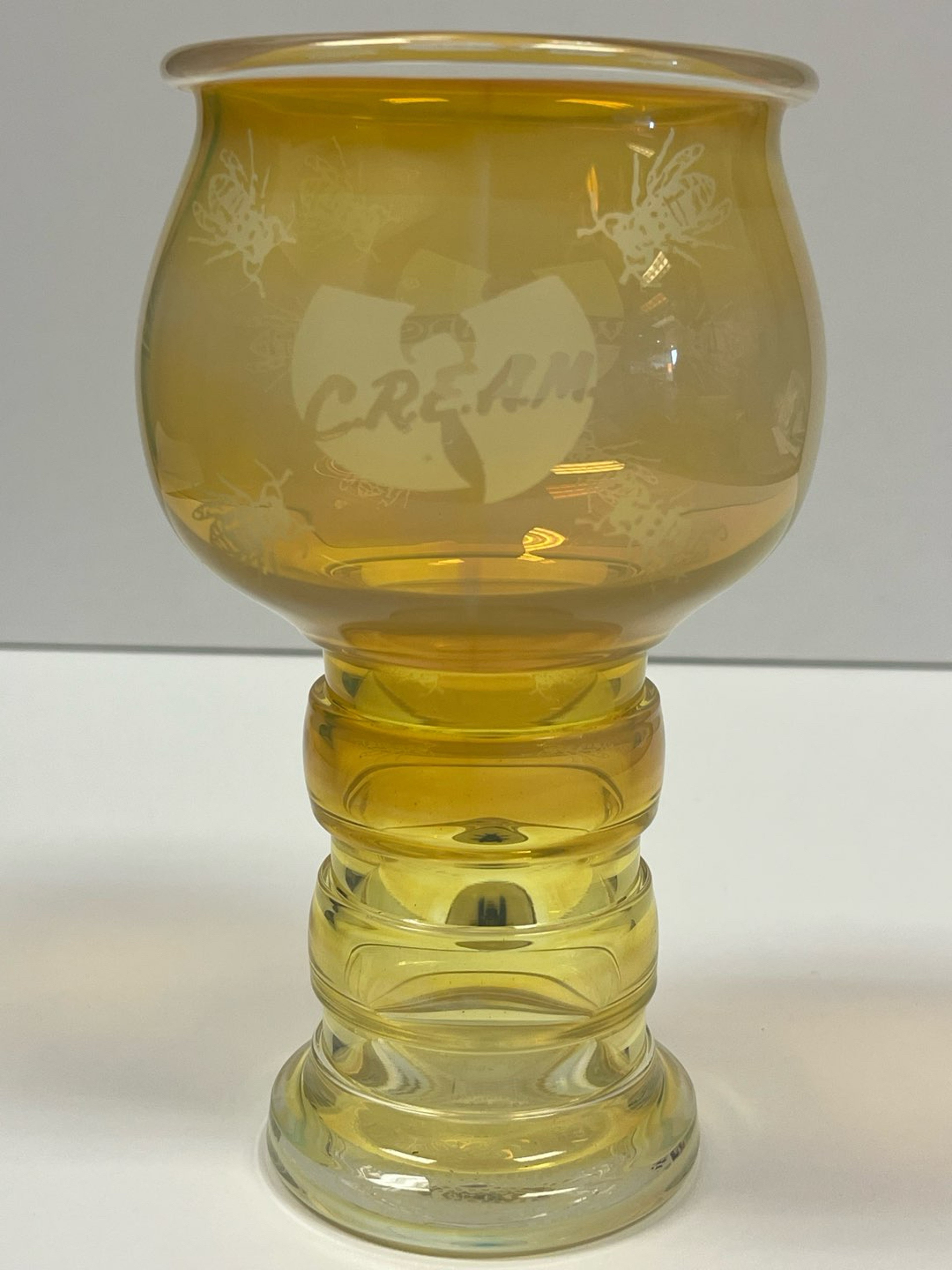 Little B Glass, Justin Brinson Drinking Vessel cup WU-TANG CREAM image 0