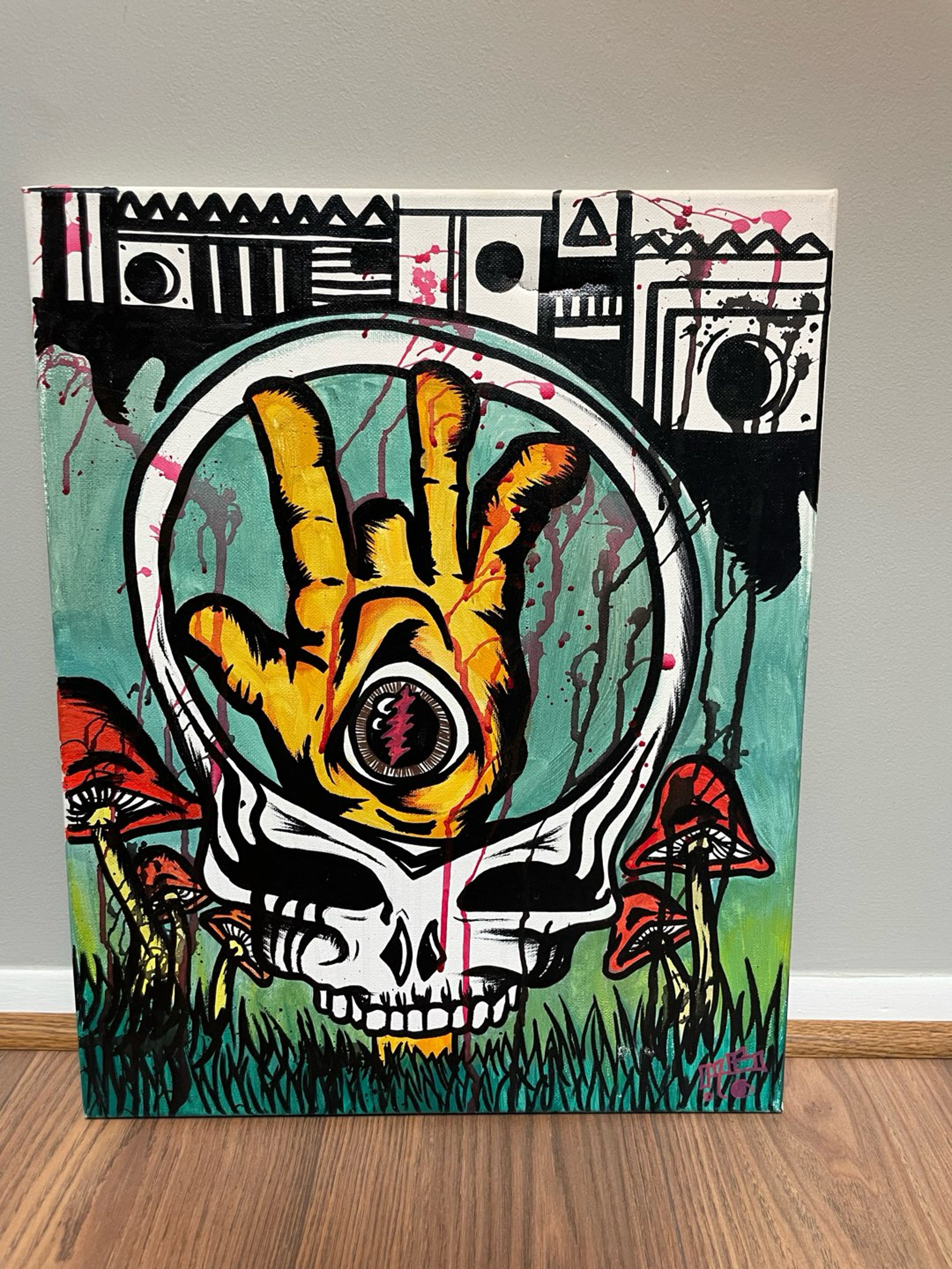Preview pic of Aaron Brooks Stealie Canvas