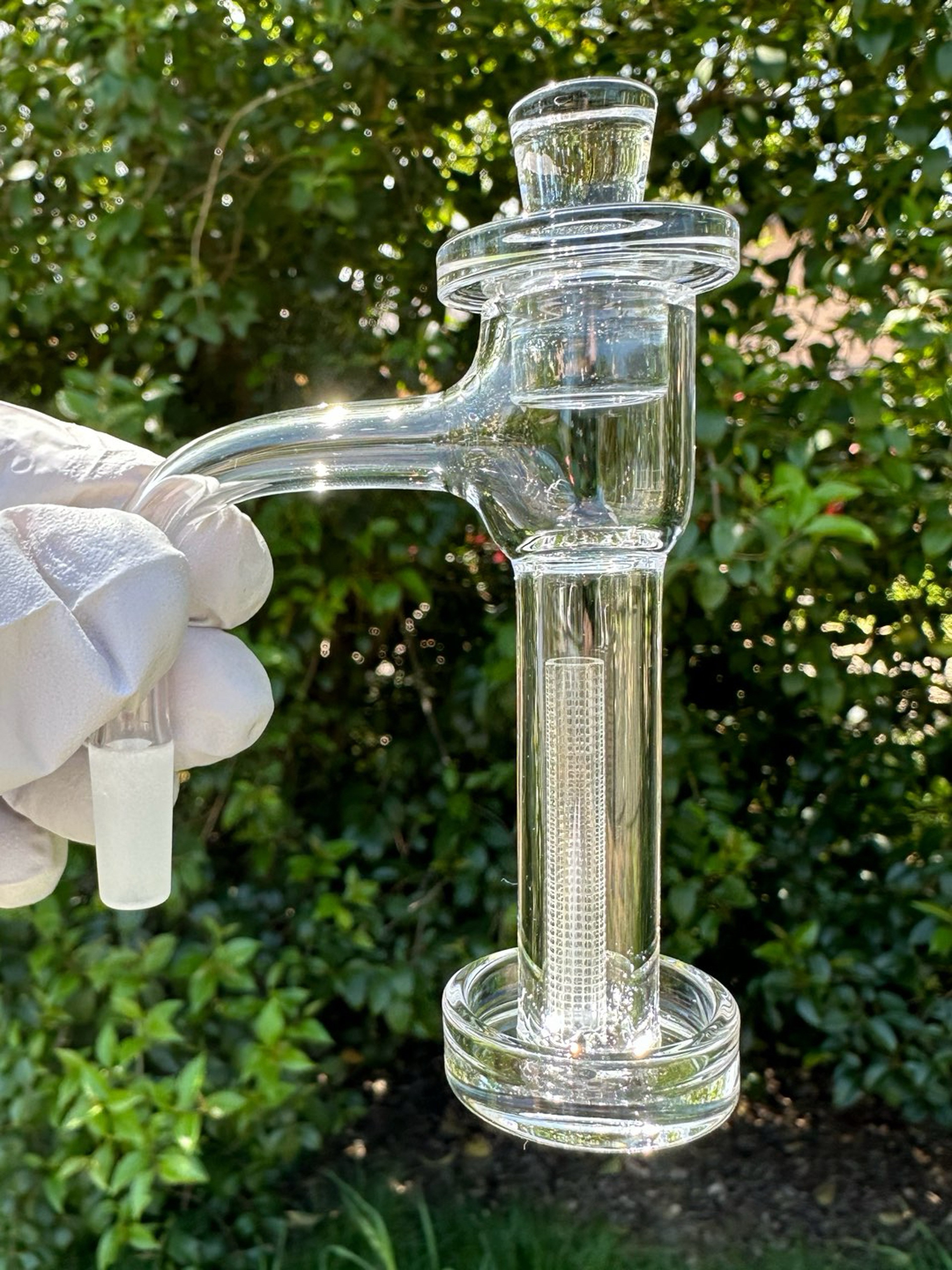 Preview pic of Quartz XXL Terp Slurper complete set w/ pillar and cap