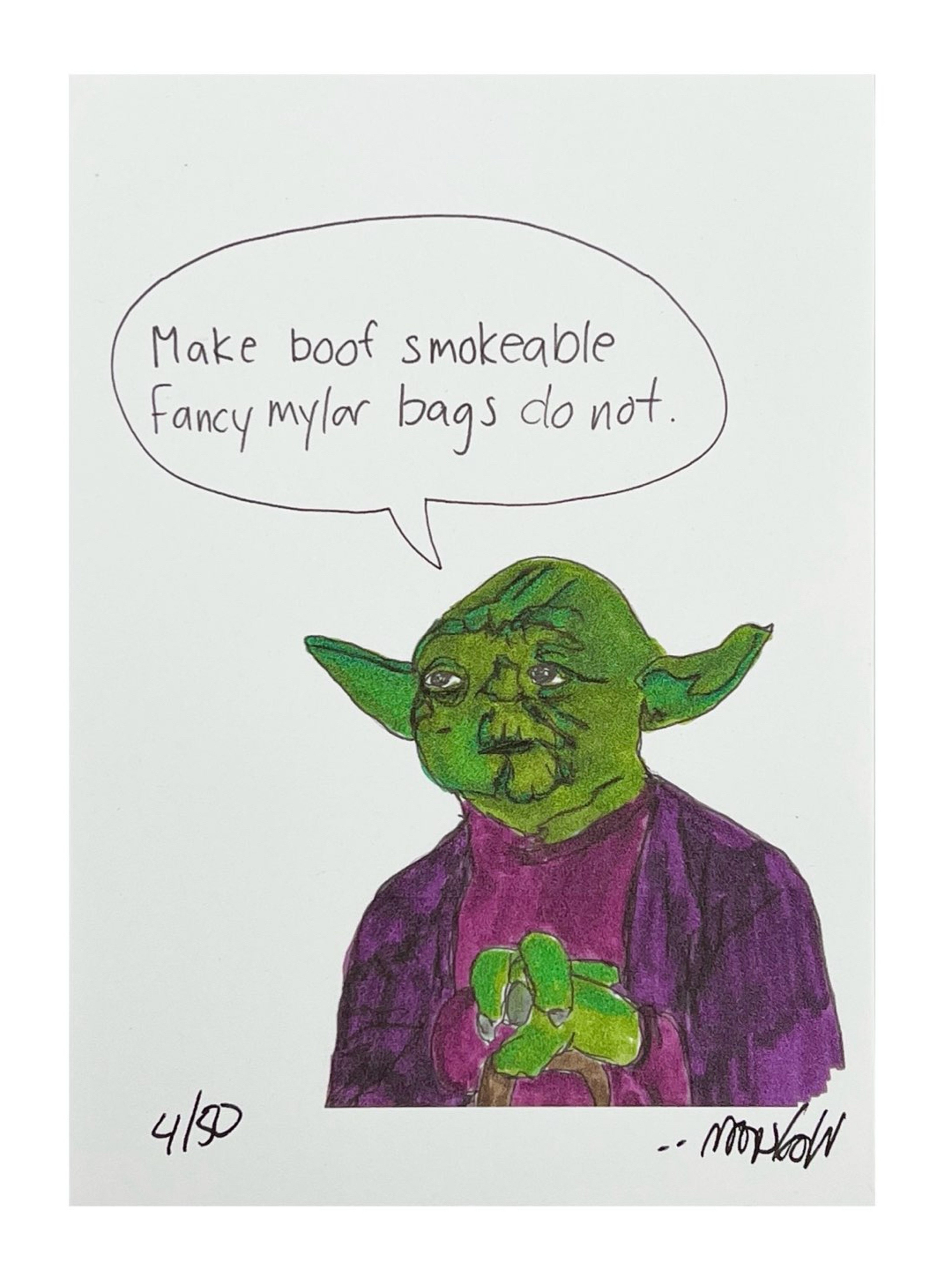 Preview pic of “Mylar Magic” print by Lot Comedy