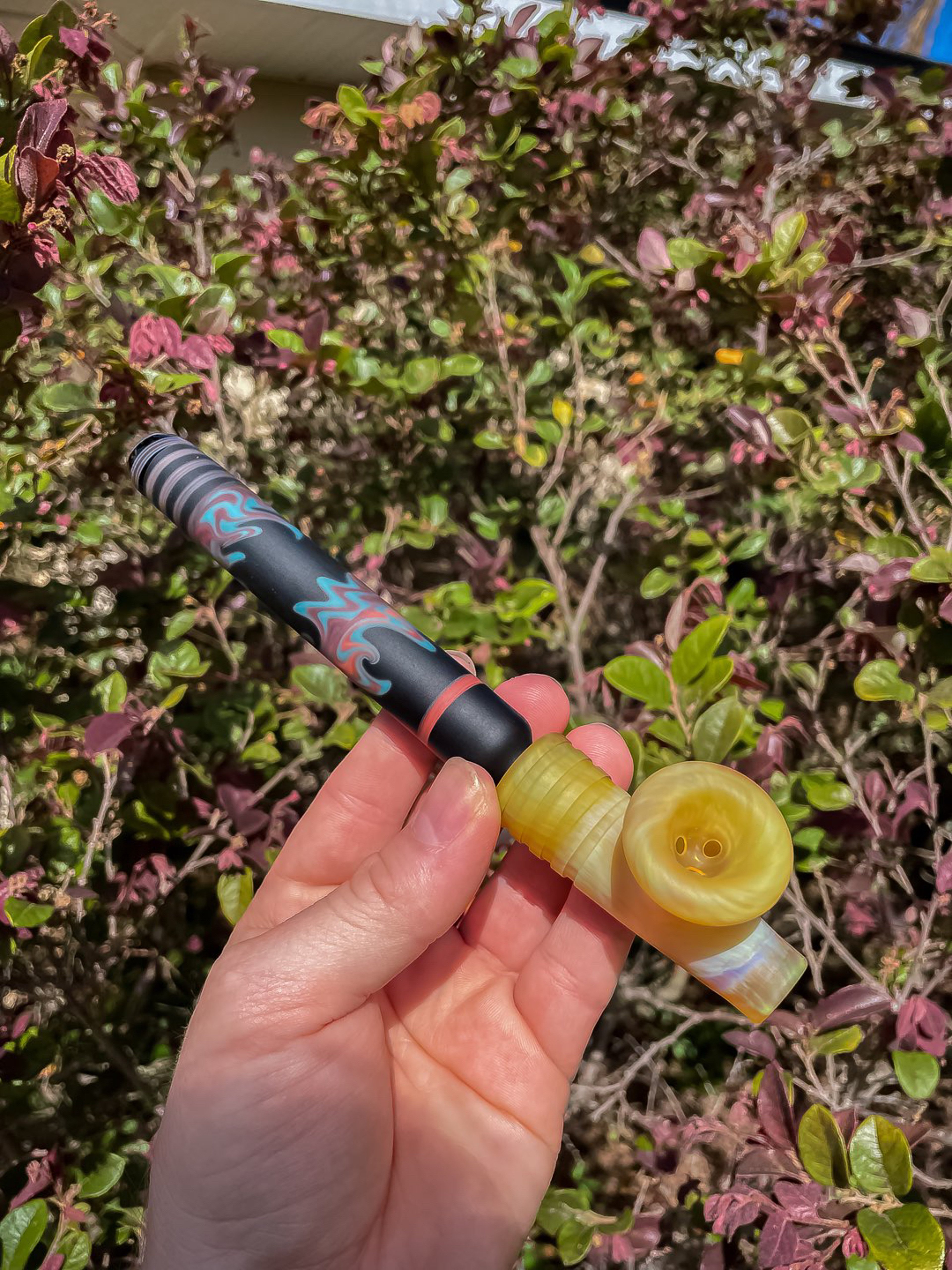 Preview pic of Elksthatrun two piece ceremonial pipe