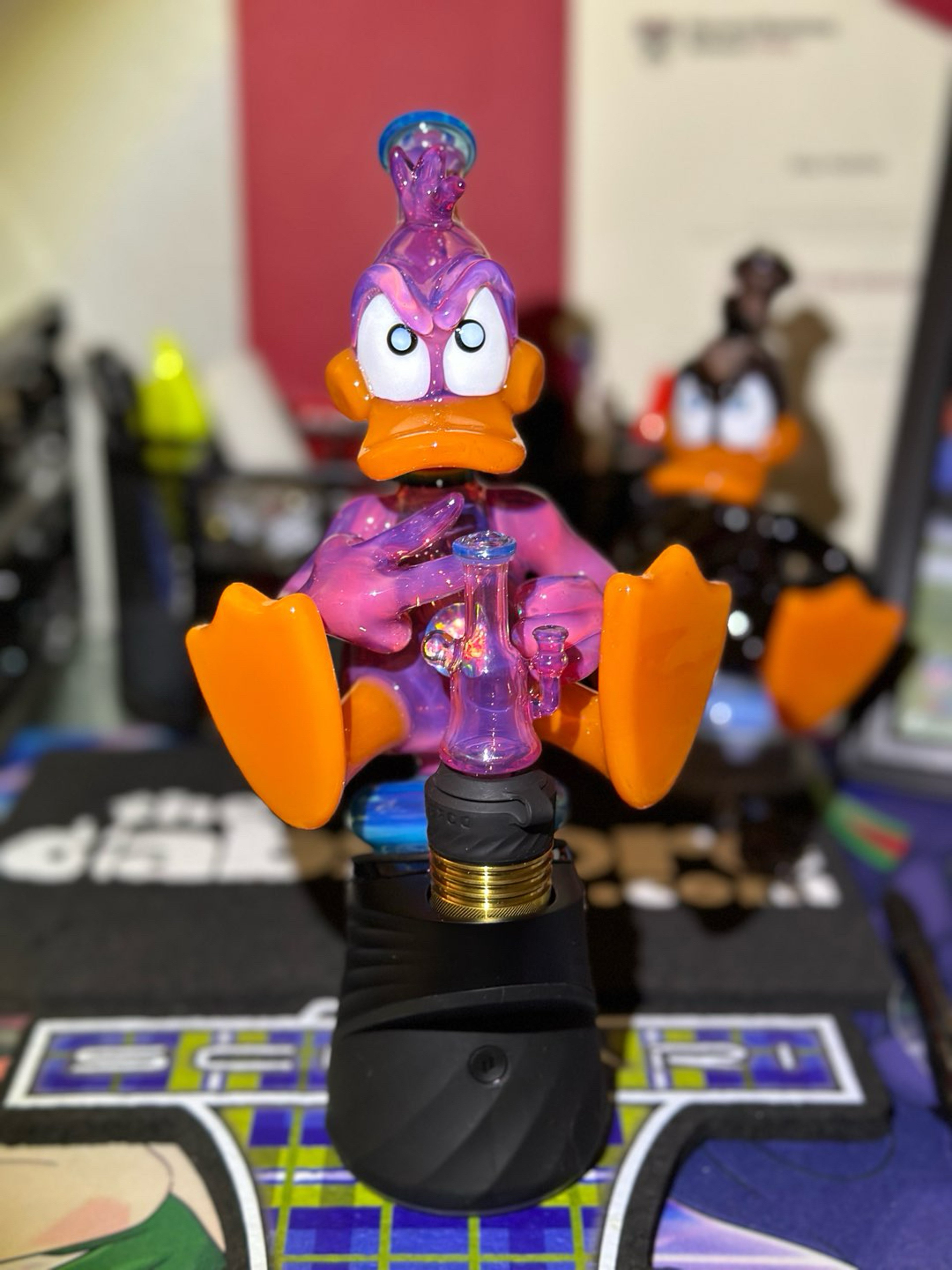 Preview pic of Jsmart Dabby duck puffco top with matching joystick