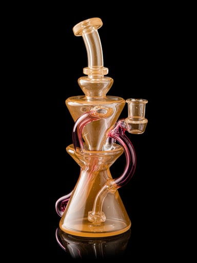 Preview pic of Captn Cronic 2023 Peach and Gold Ruby Full Size Recycler