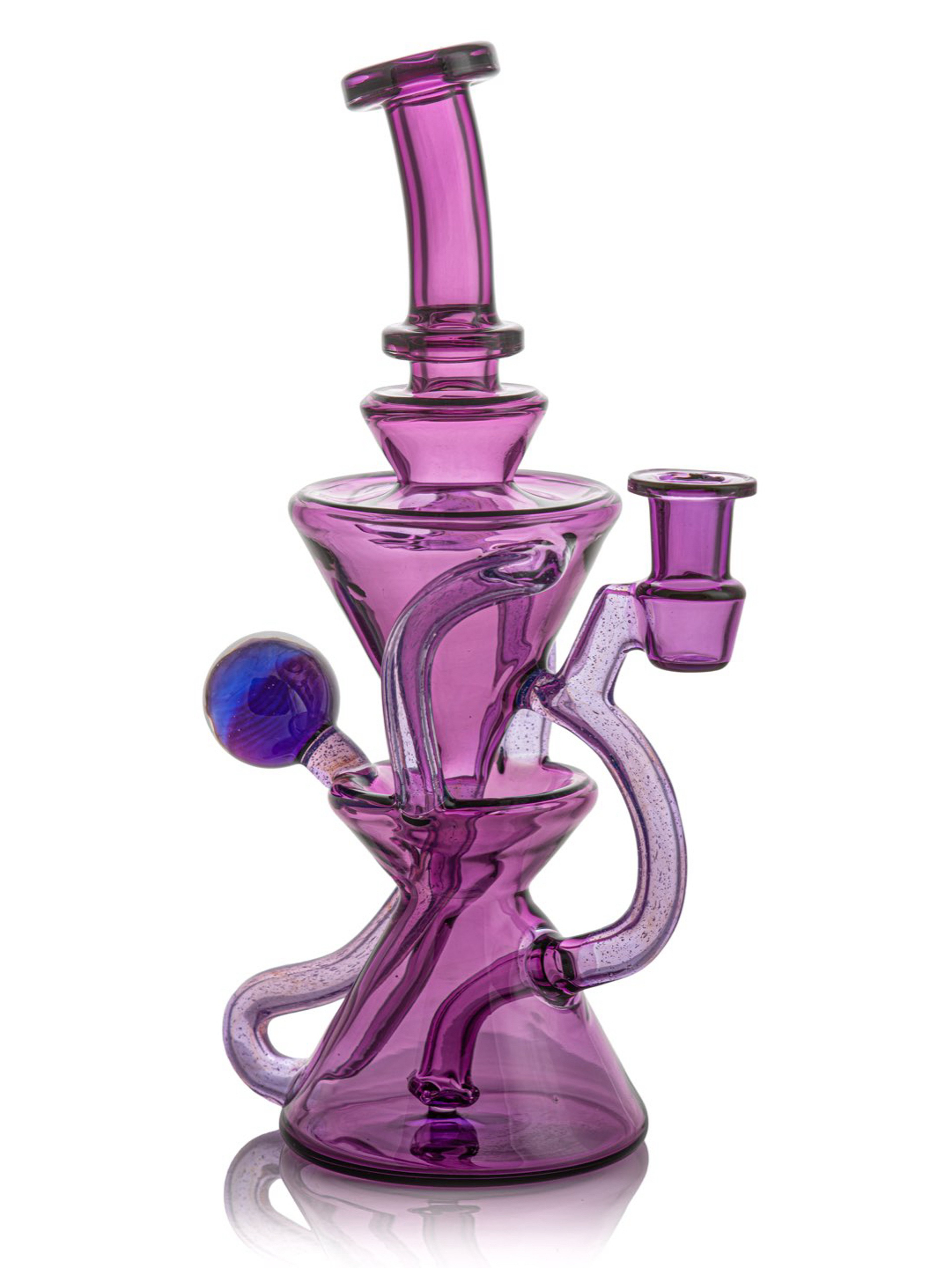 Preview pic of Captn Cronic 2023 Gold Amethyst and Pink Slyme Full Size Recycler