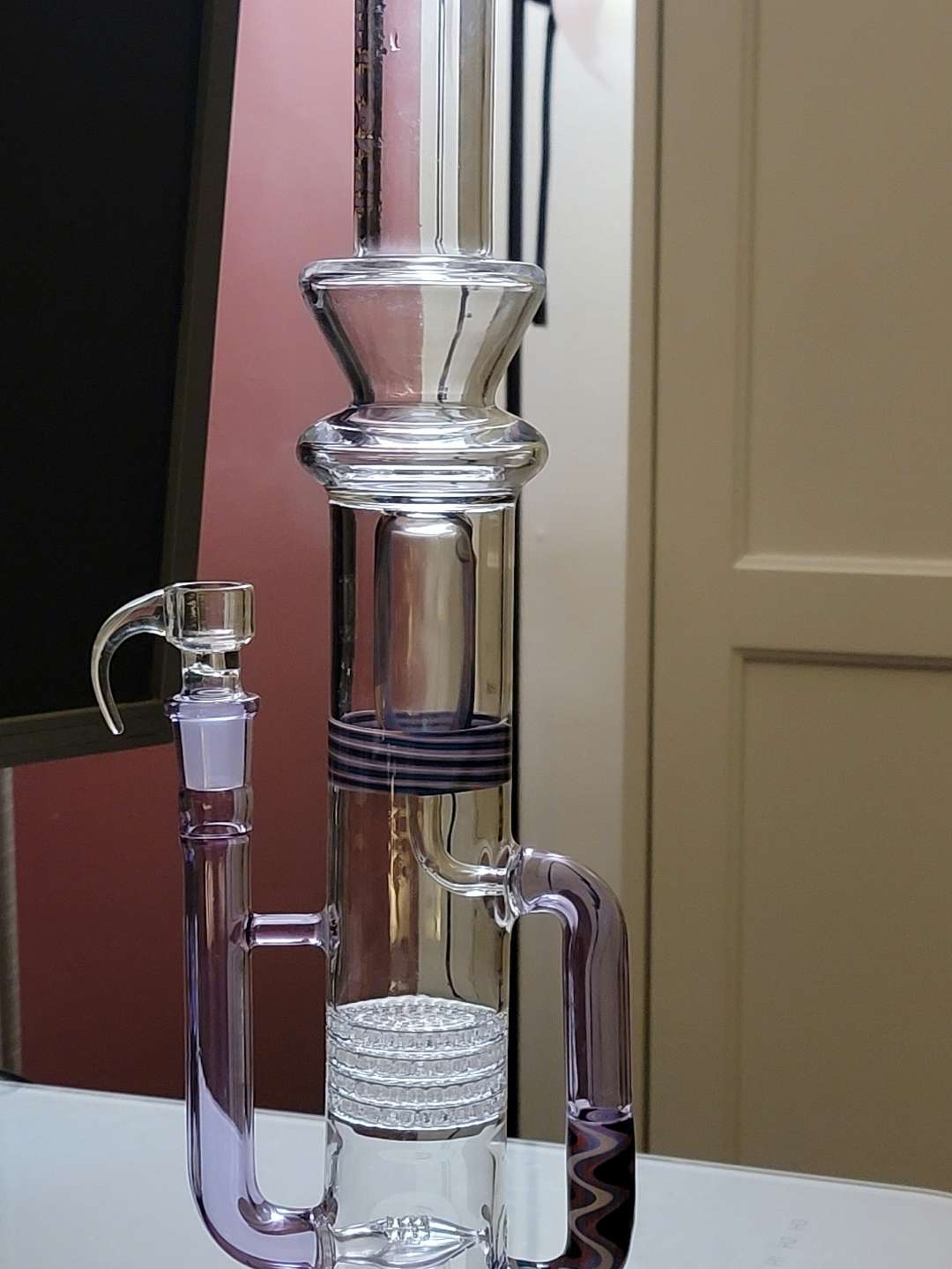 Preview pic of Phoenix Star 18' color rod double perc recycler