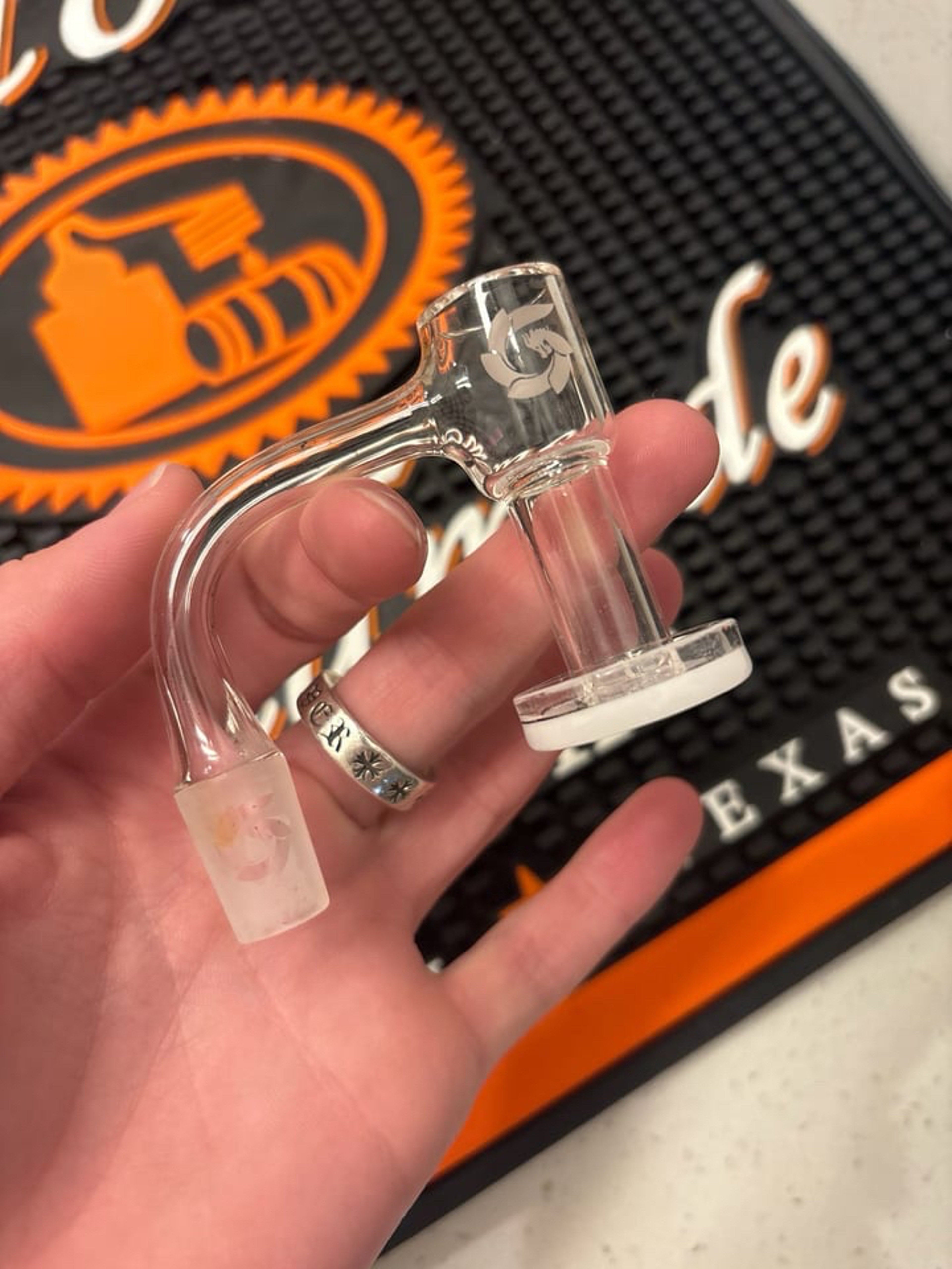 Preview pic of Set of 2 Terp Slurpers (comes with marble and pills)