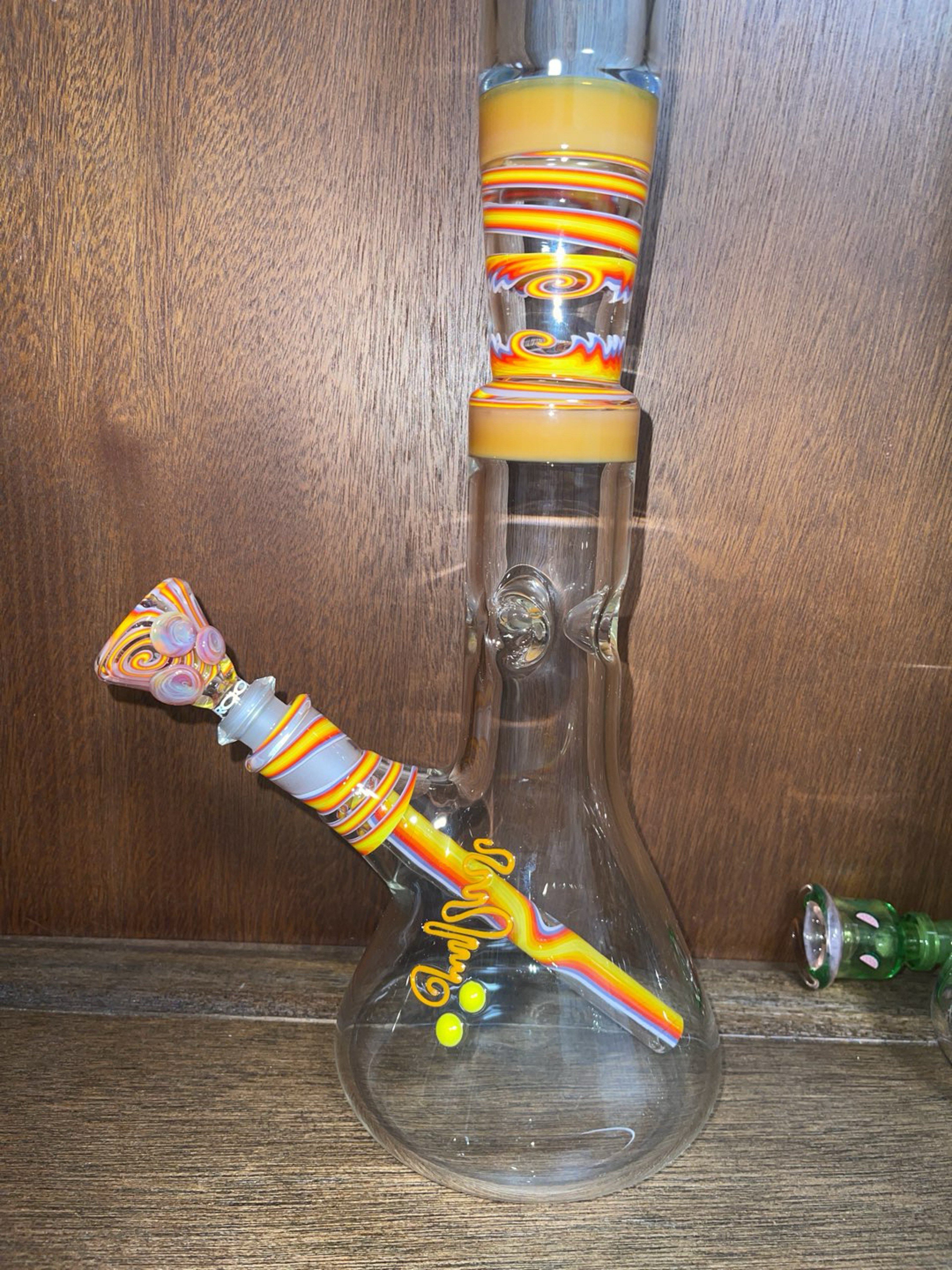Preview pic of Chase Adams Roor - Fire & Purple Fade to Clear