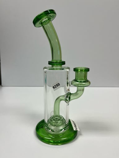 Preview pic of FatBoy Glass straight rig 14mm 90 Portland Green color