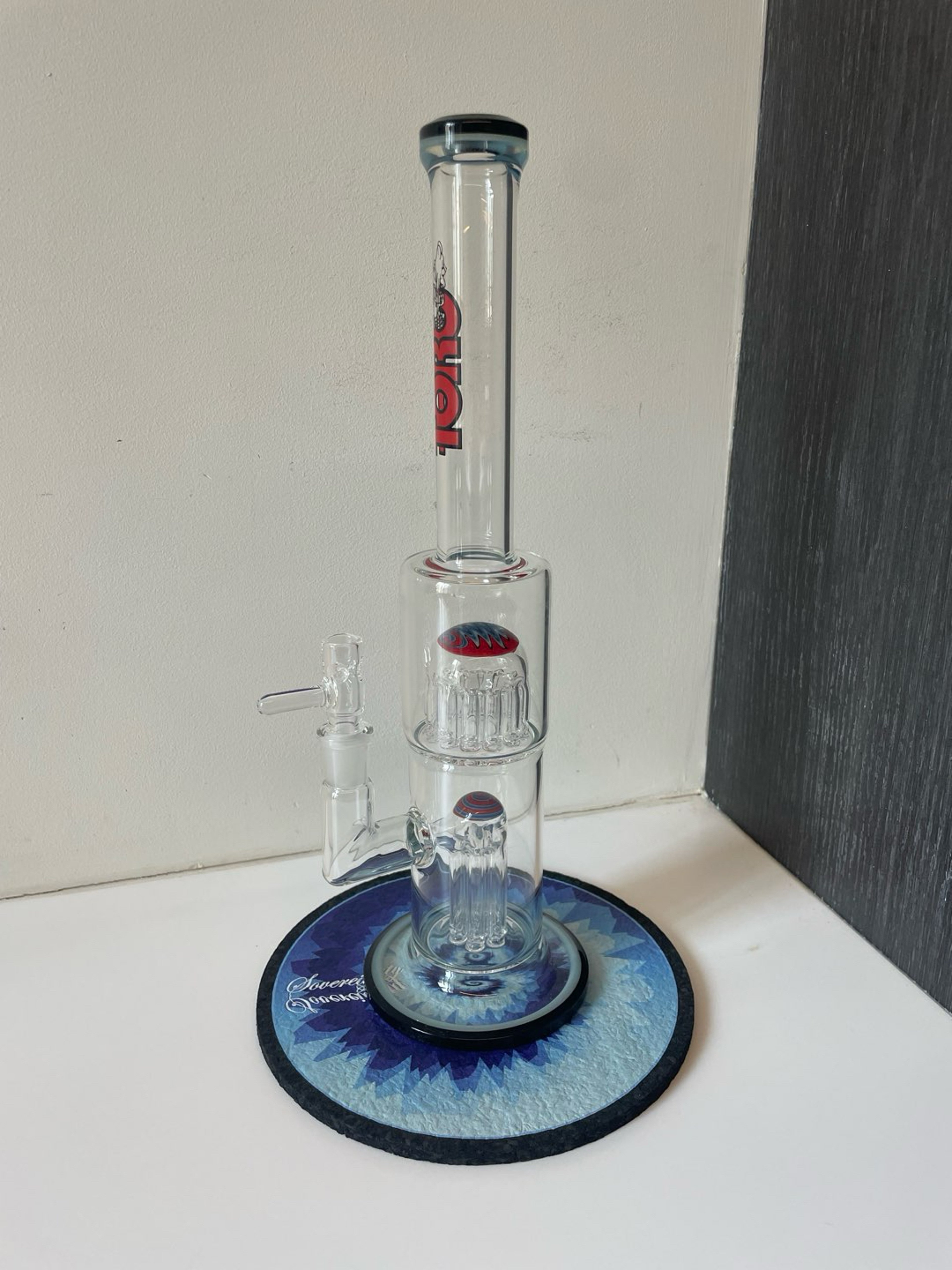 Preview pic of Toro Mini 7/13 with Black, Red and Light Blue Accents. 14MM.