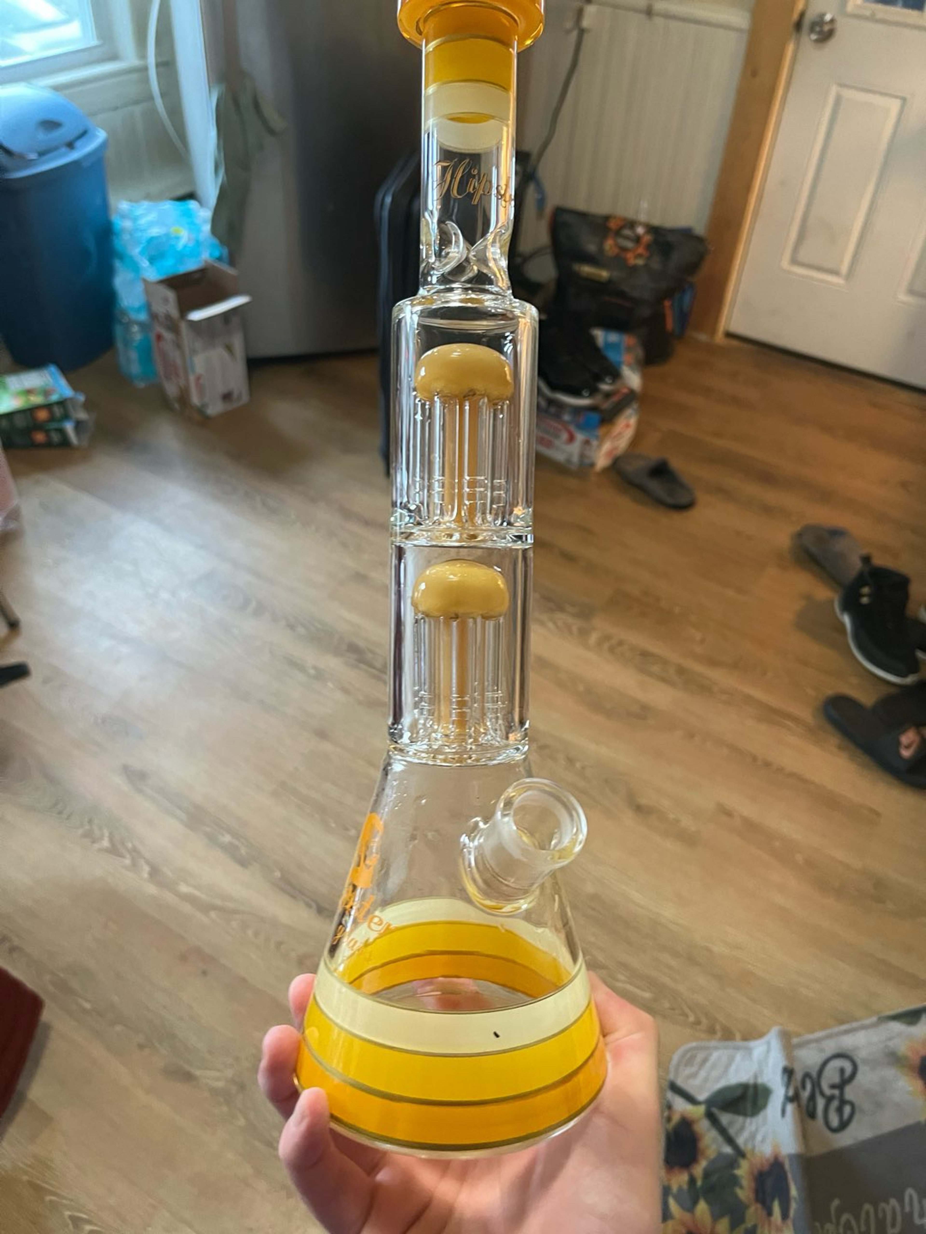 Preview pic of Double Perc hipster glass