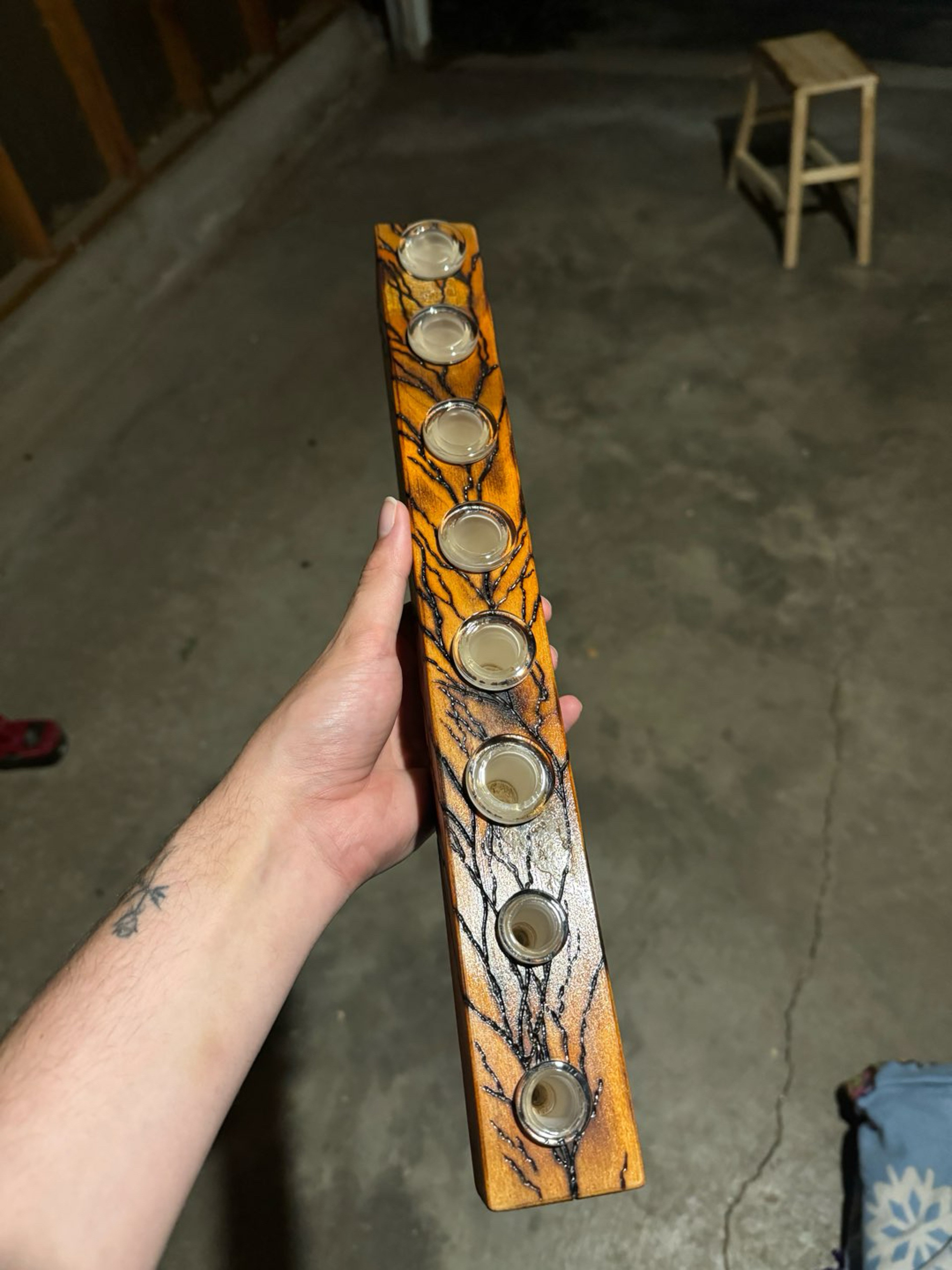 Preview pic of Custom 8 hole slide stand!