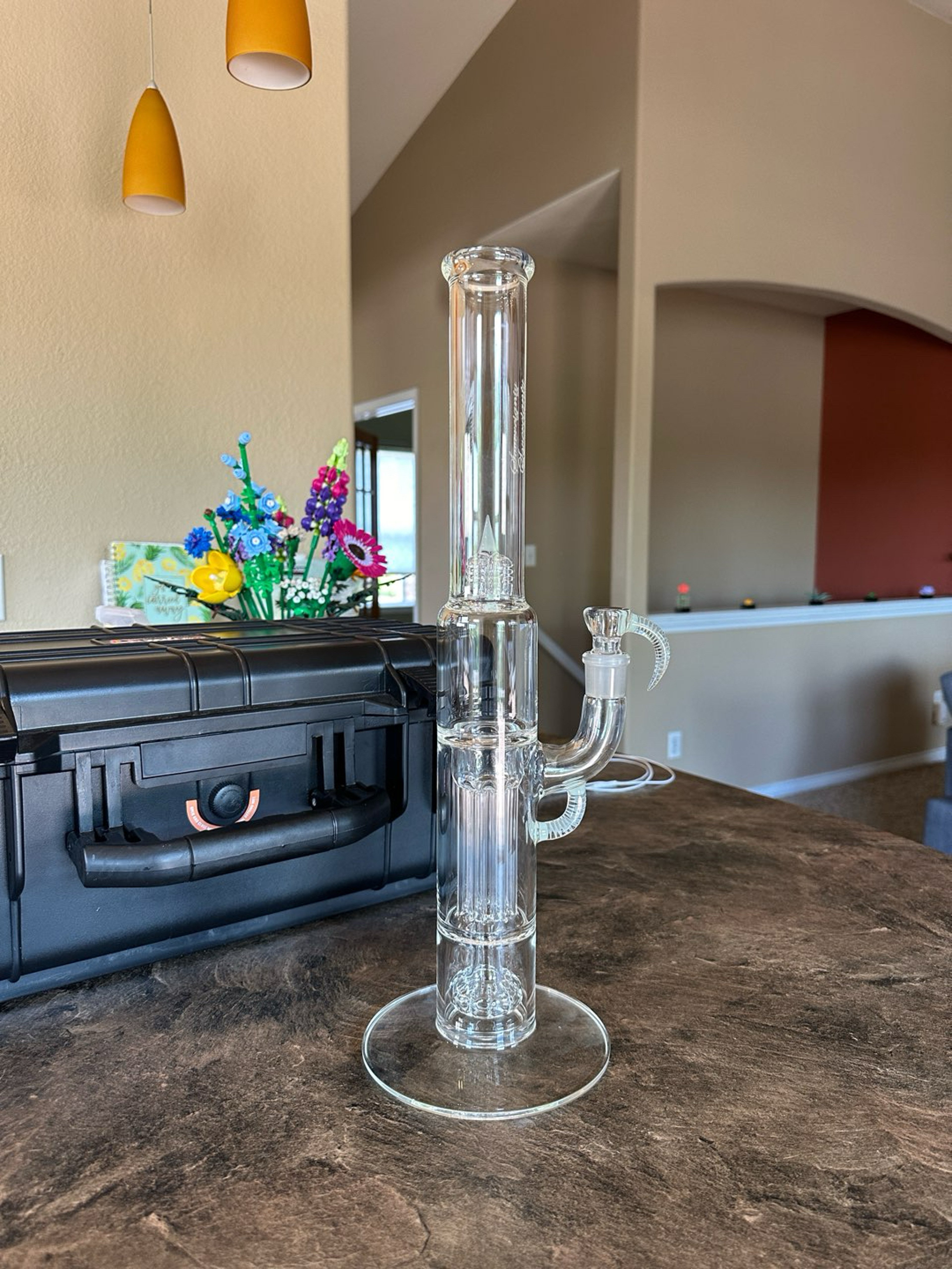 Preview pic of Straight Neck Peyote Pillar with Sov Dry Catch