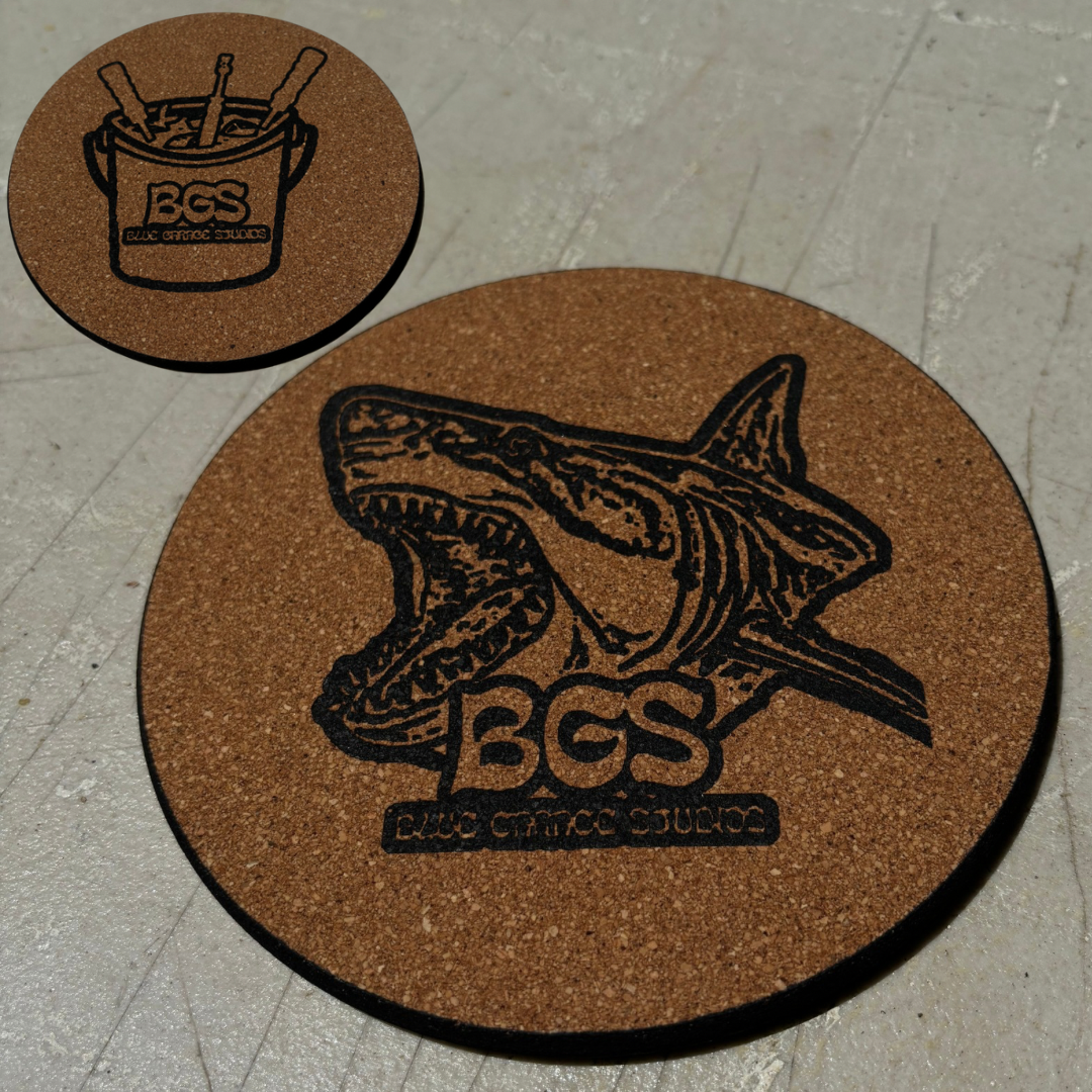 BGS Cork Mat (one mat, photo is of front and back image 0