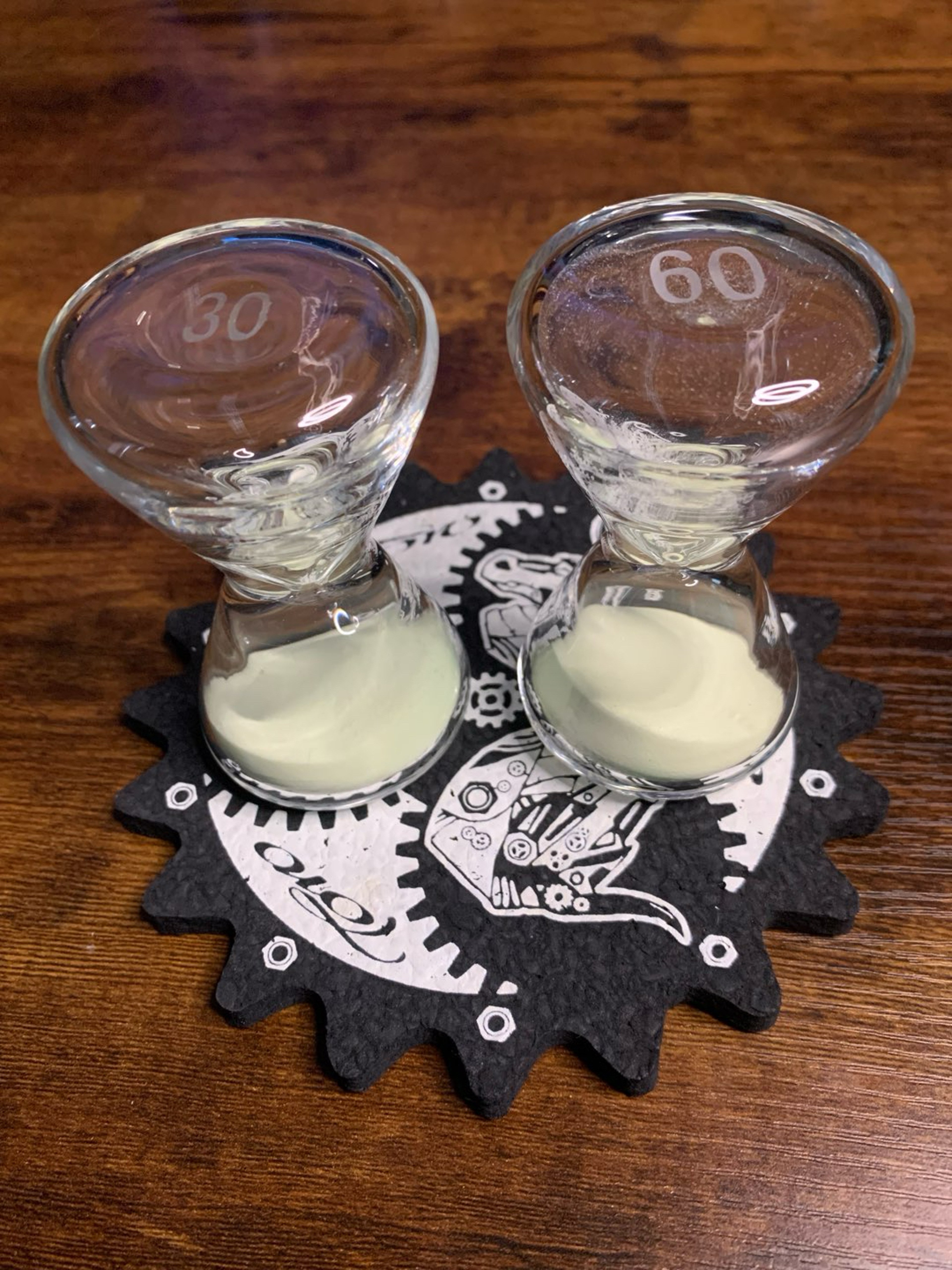 Preview pic of Dab sand timers GLOW IN THE DARK