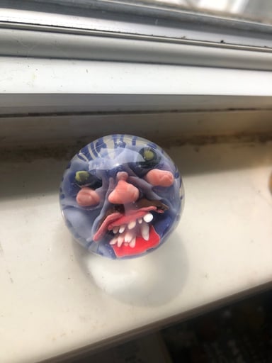 Preview pic of Ugly blue face marble