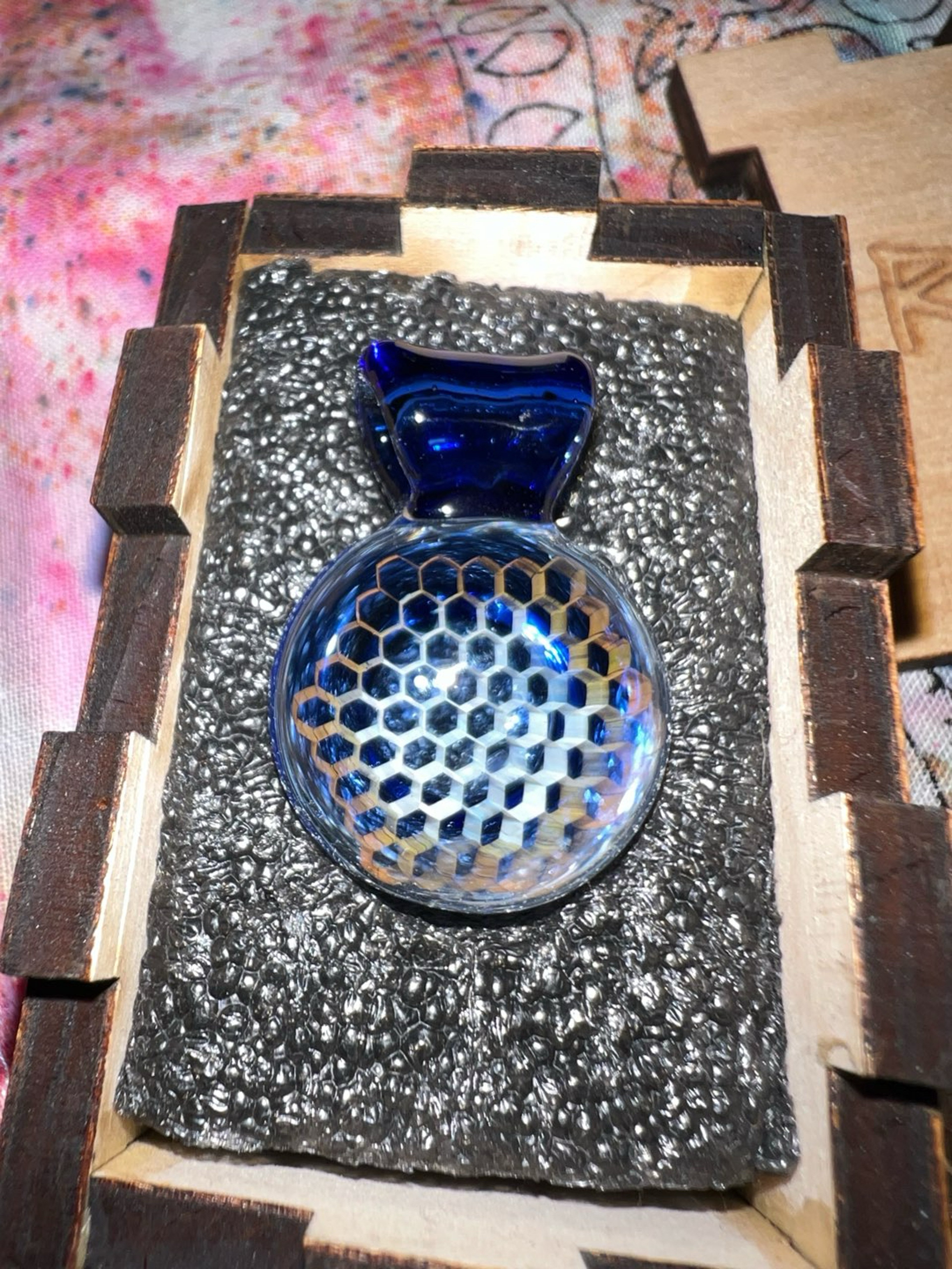 Preview pic of Ryan teurfs honeycomb pendant