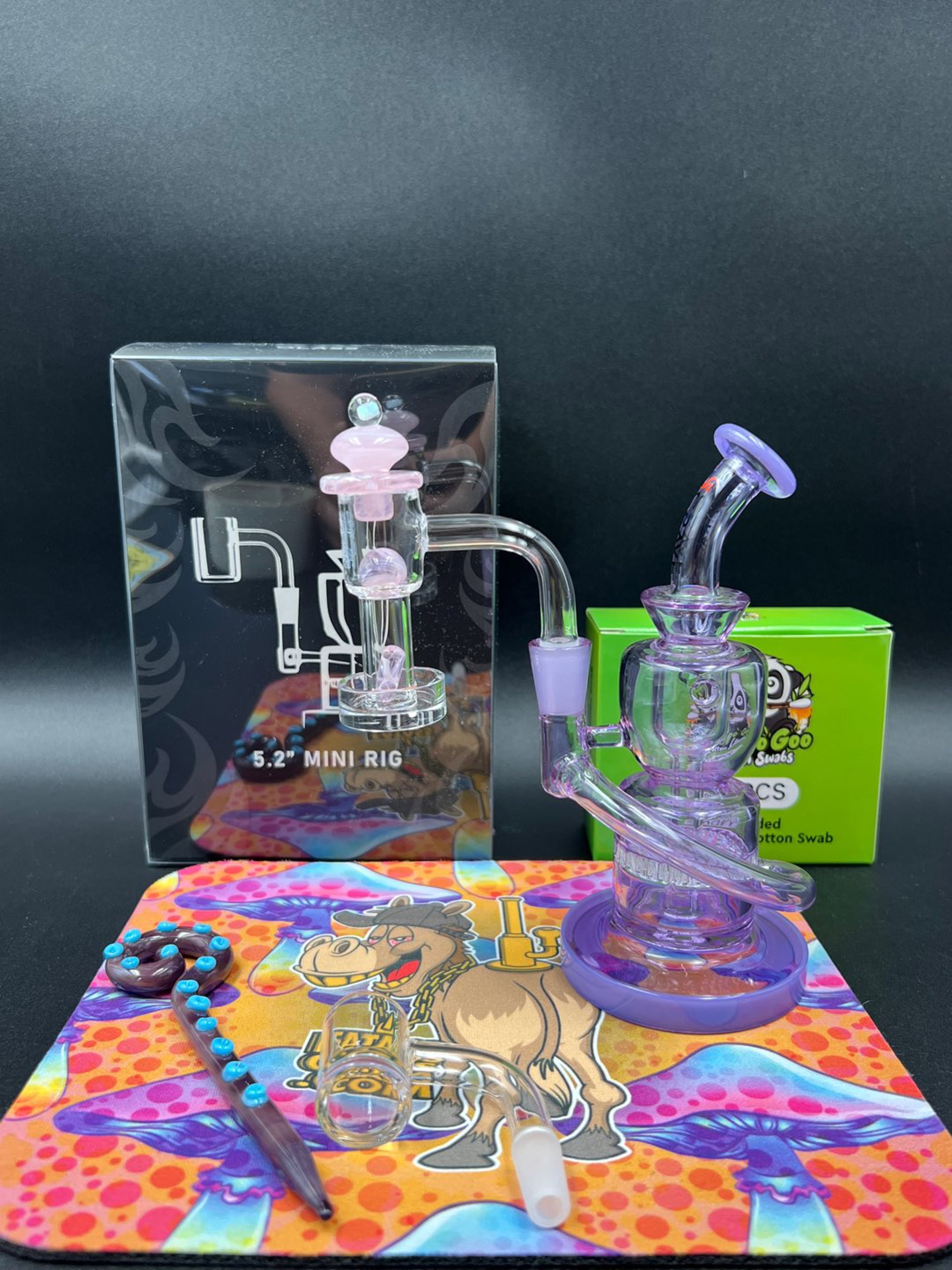 Preview pic of Crave Glass Recycler Slurper Set