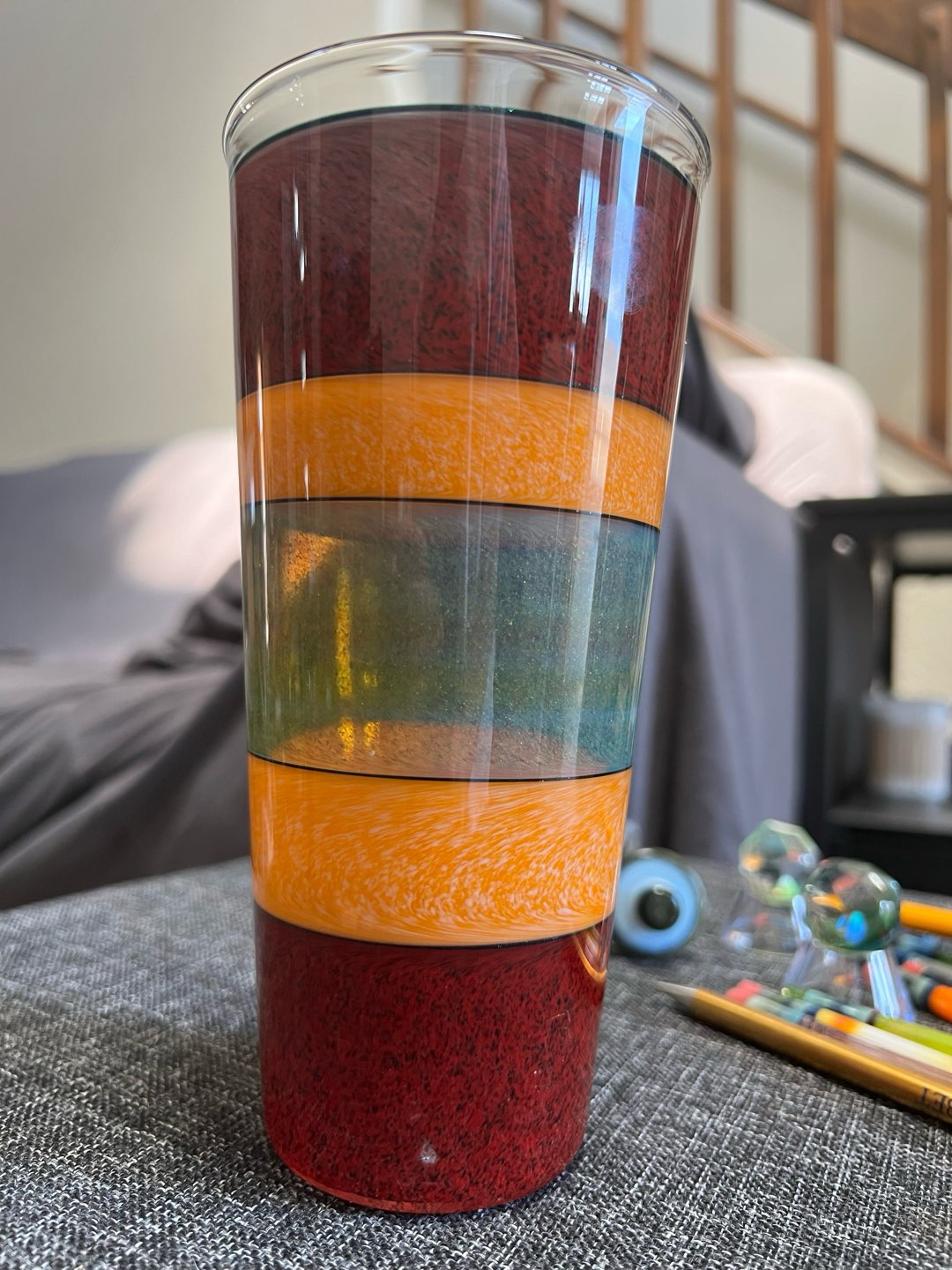 Preview pic of Frit Glass Encalmo stacked beer cup 🍺