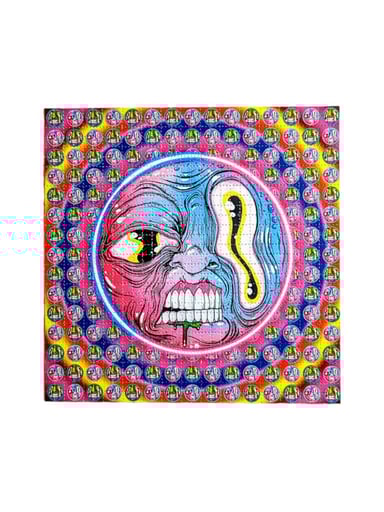 Preview pic of Aaron Brooks "Wonk Eye" Blotter Print