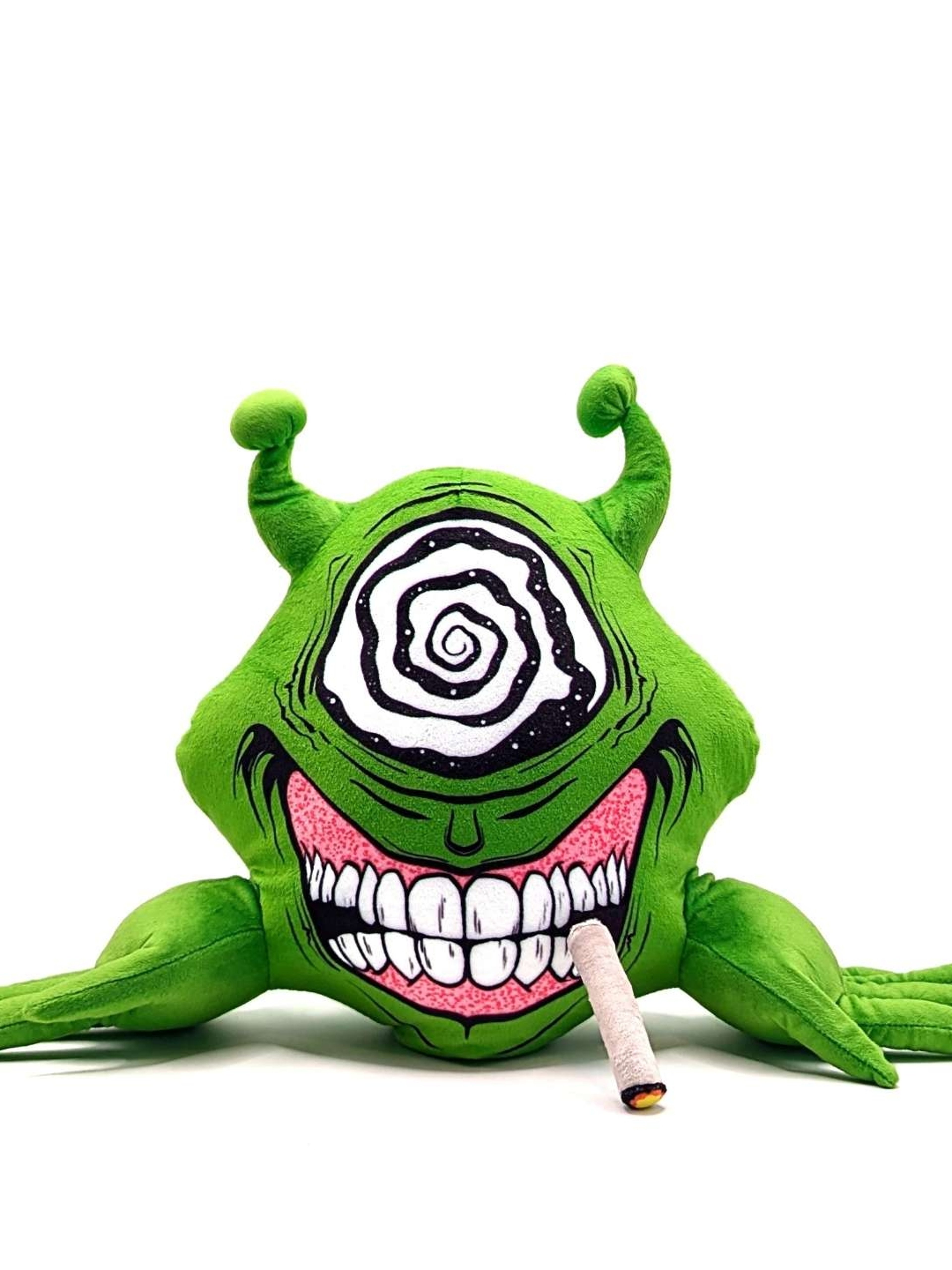 Preview pic of Aaron Brooks "String Theory Cyclops (Green)" Plushie