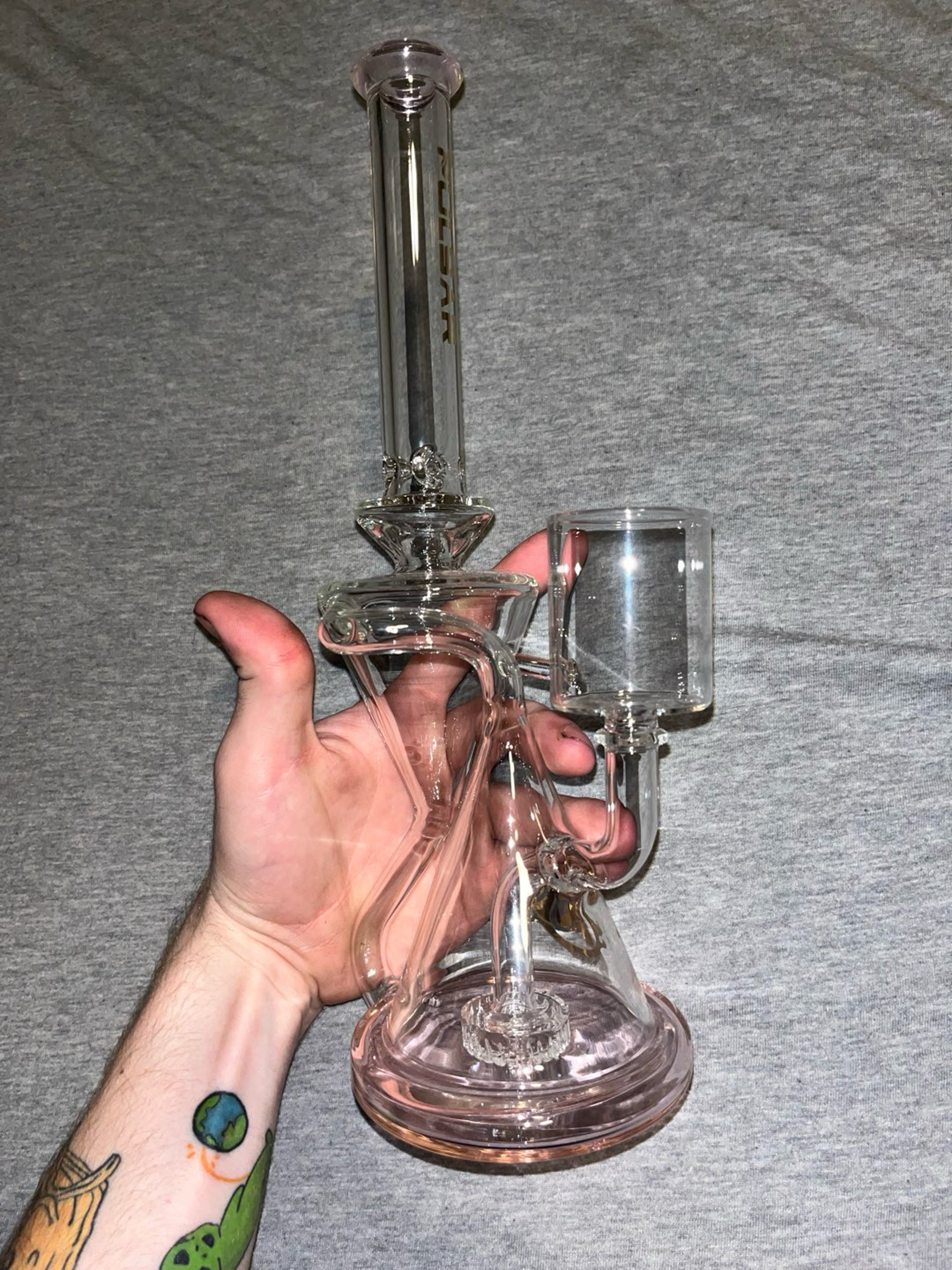 Preview pic of Tall Pulsar Glass x Puffco Proxy Recycler Attachment