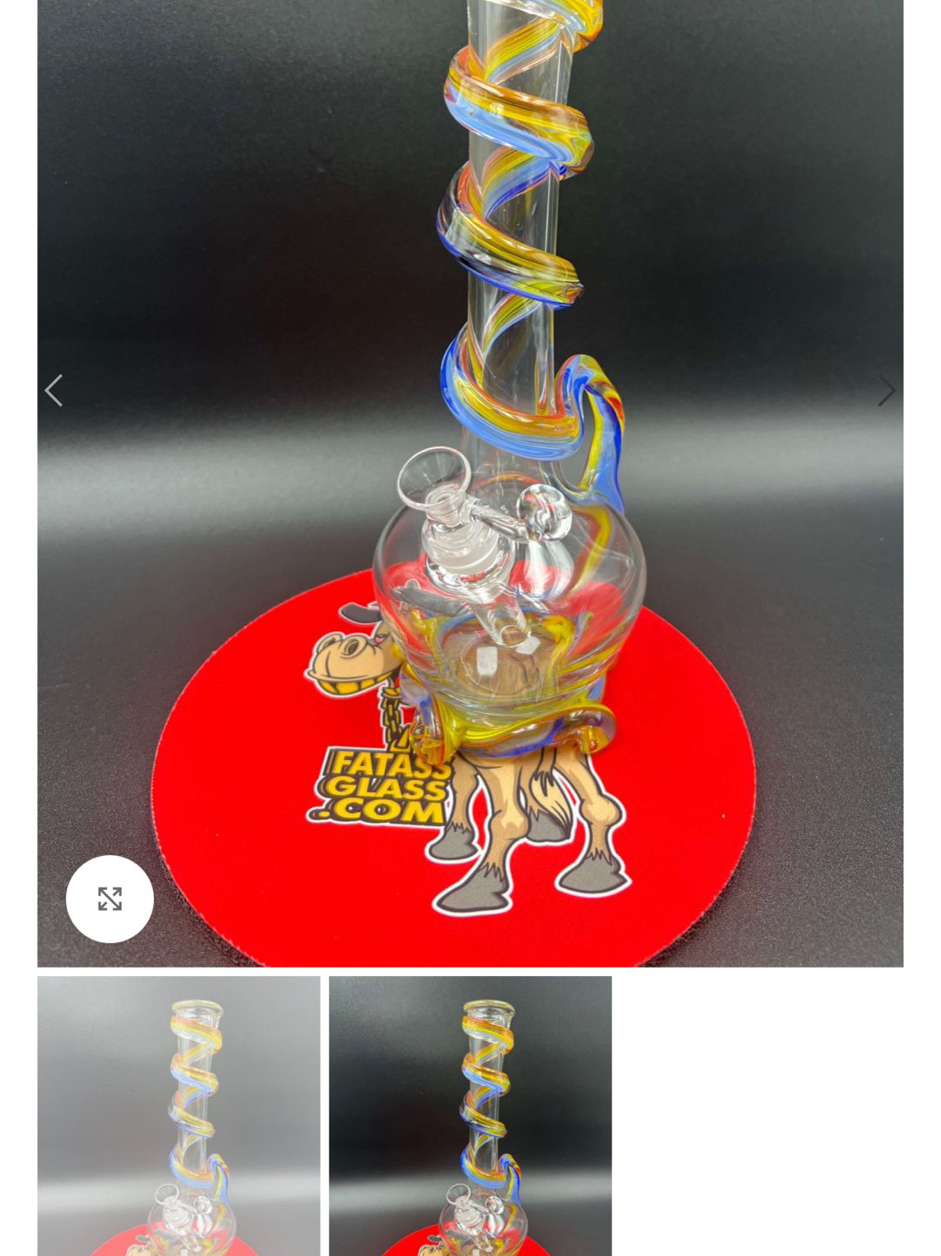 Preview pic of 10″ Special K Soft Glass Large Wrap
