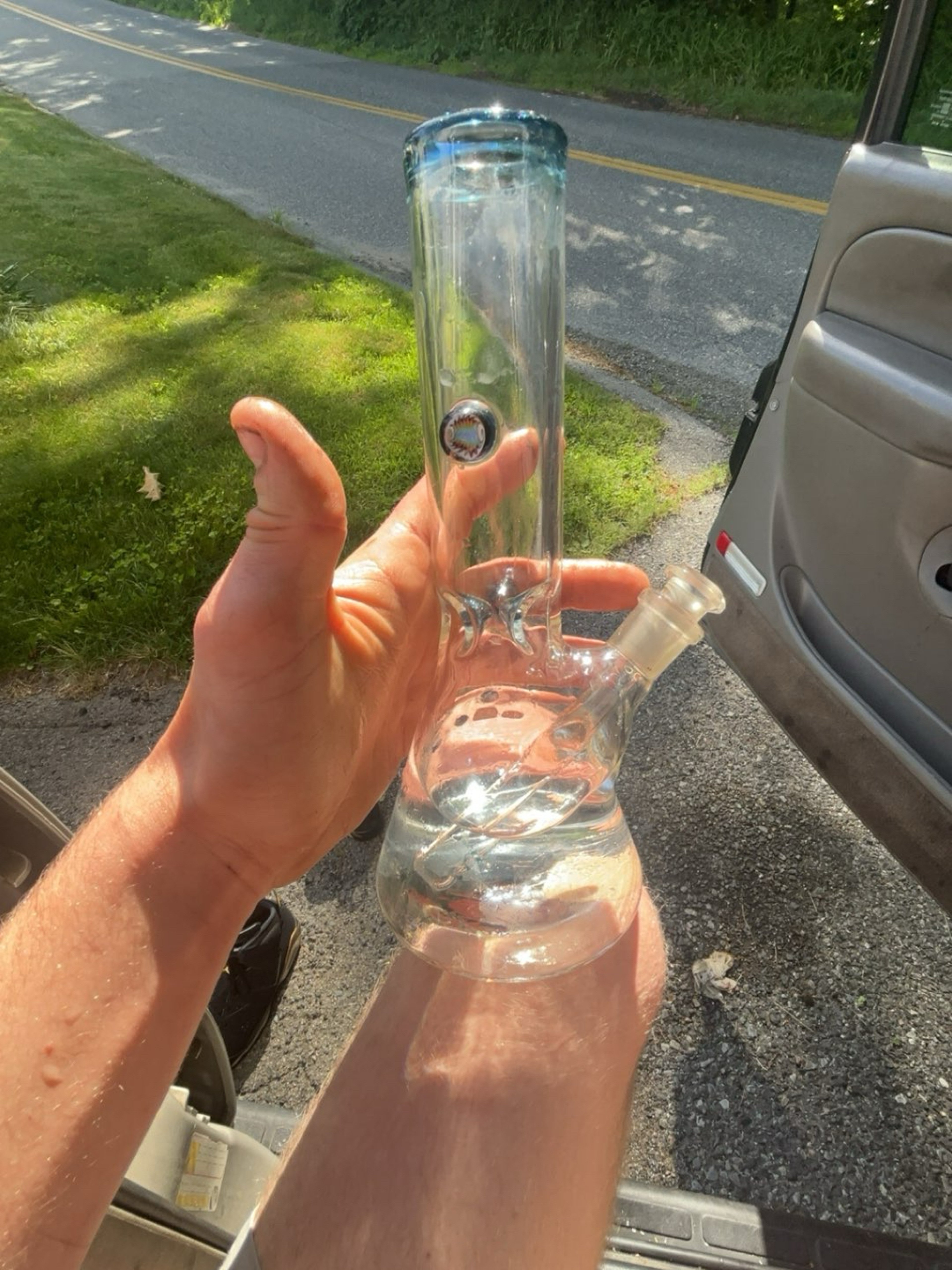 Preview pic of ** Blue Stardust Chris Hubbard Beaker **