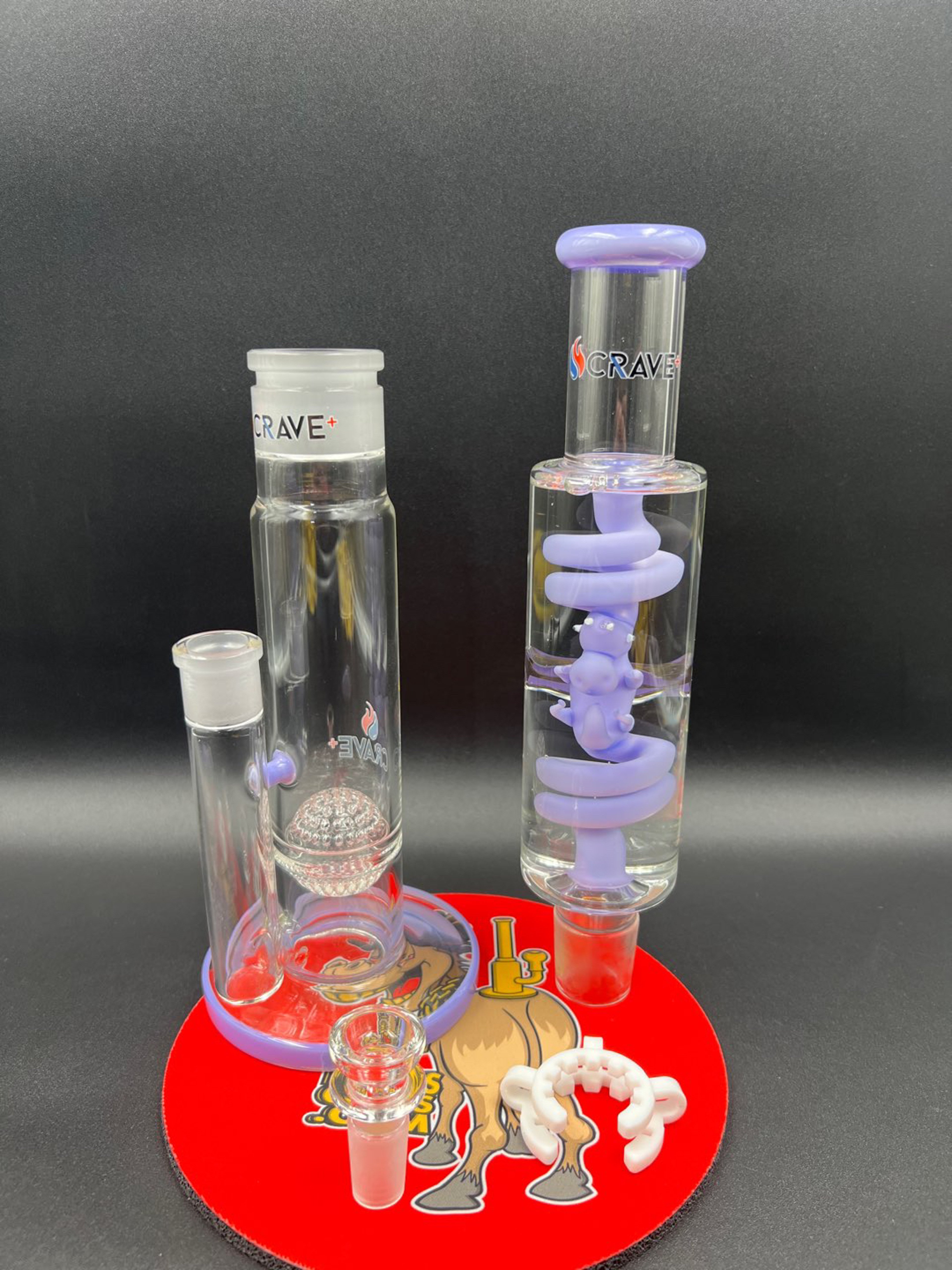 Preview pic of 20″ Crave Glass Freezable Glycerin Straight Tube