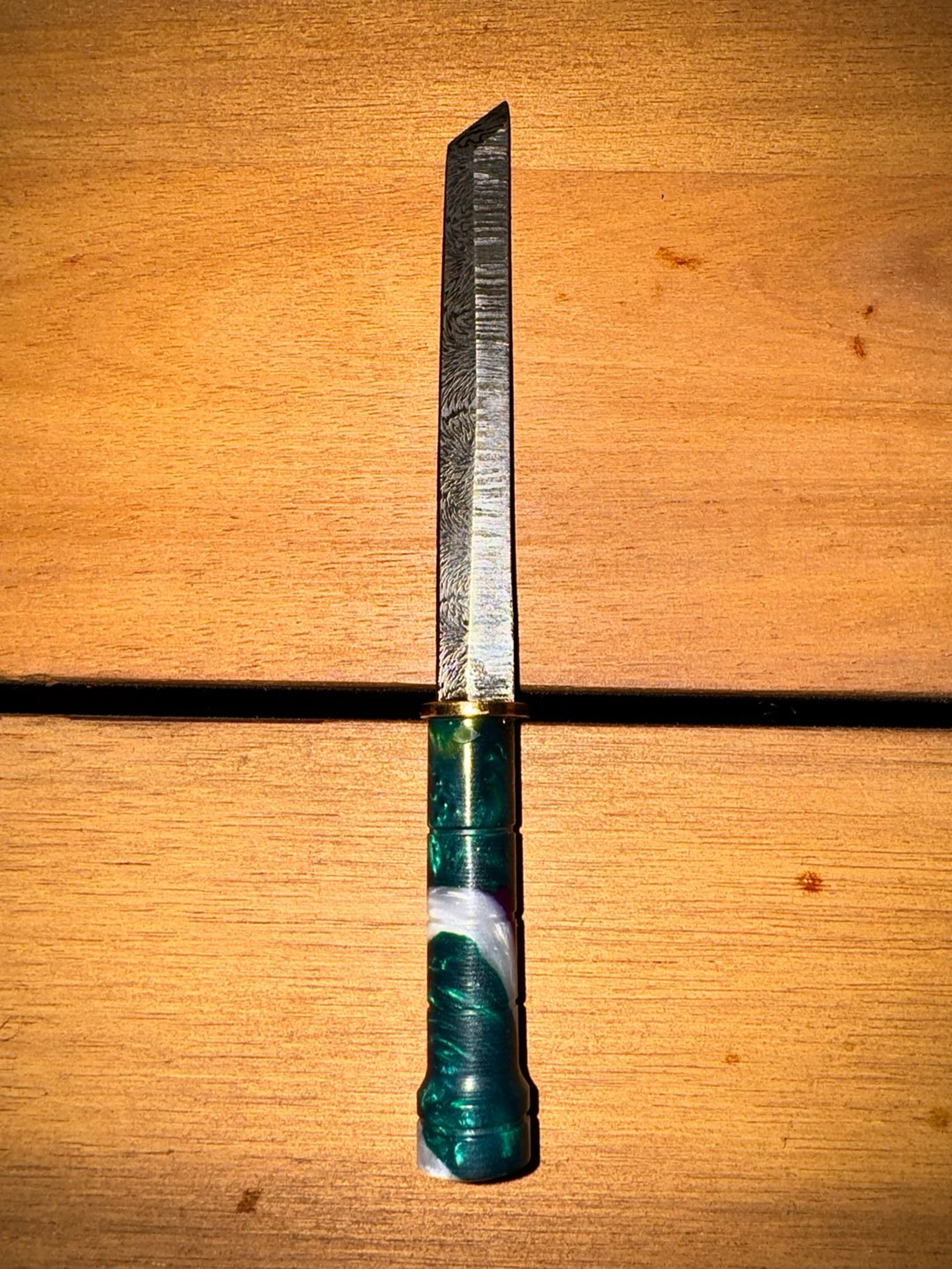 Preview pic of Damascus Sword Tool 5in