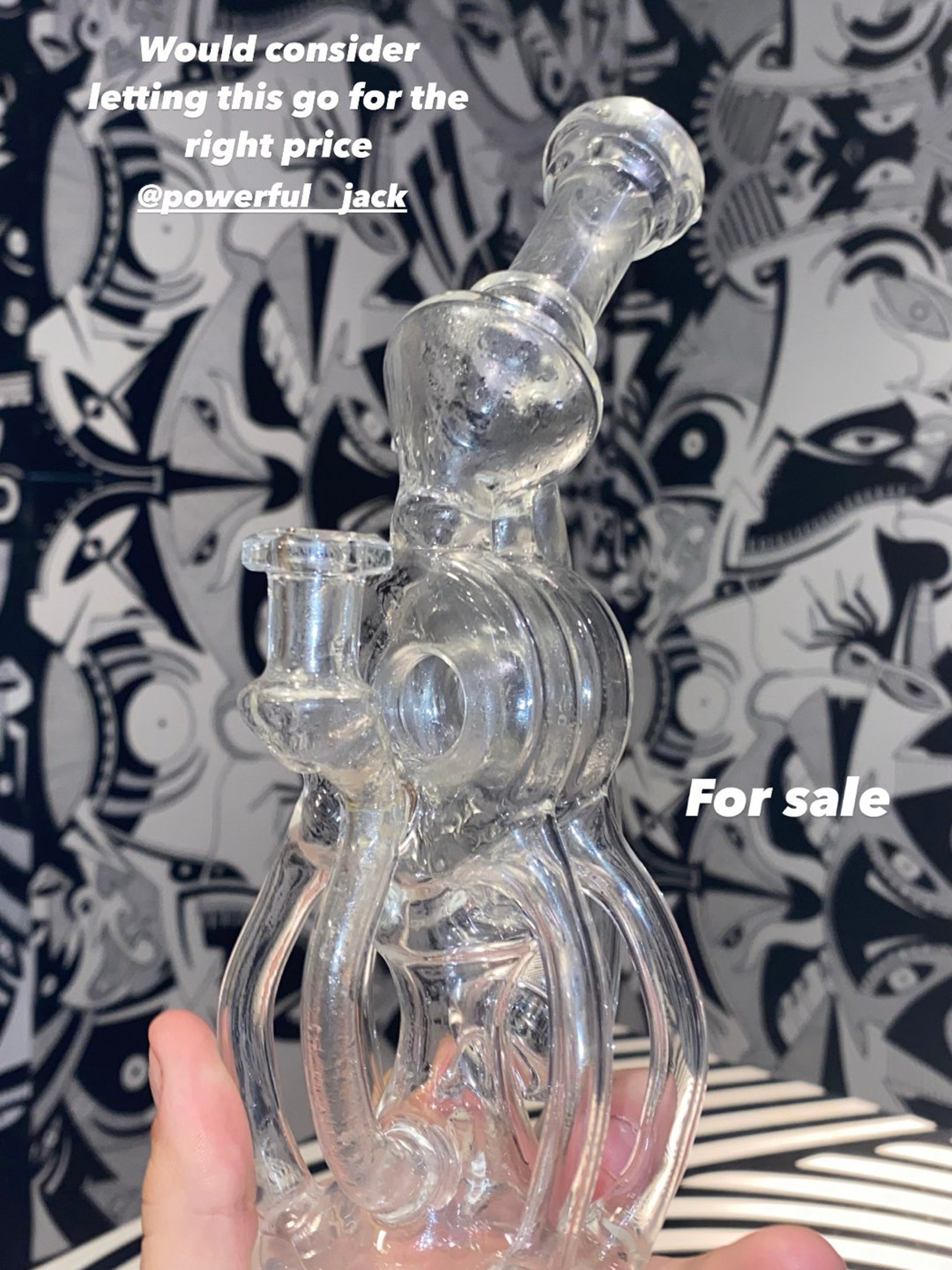 Preview pic of Powerful Jack Glass 5 down recycler for sale