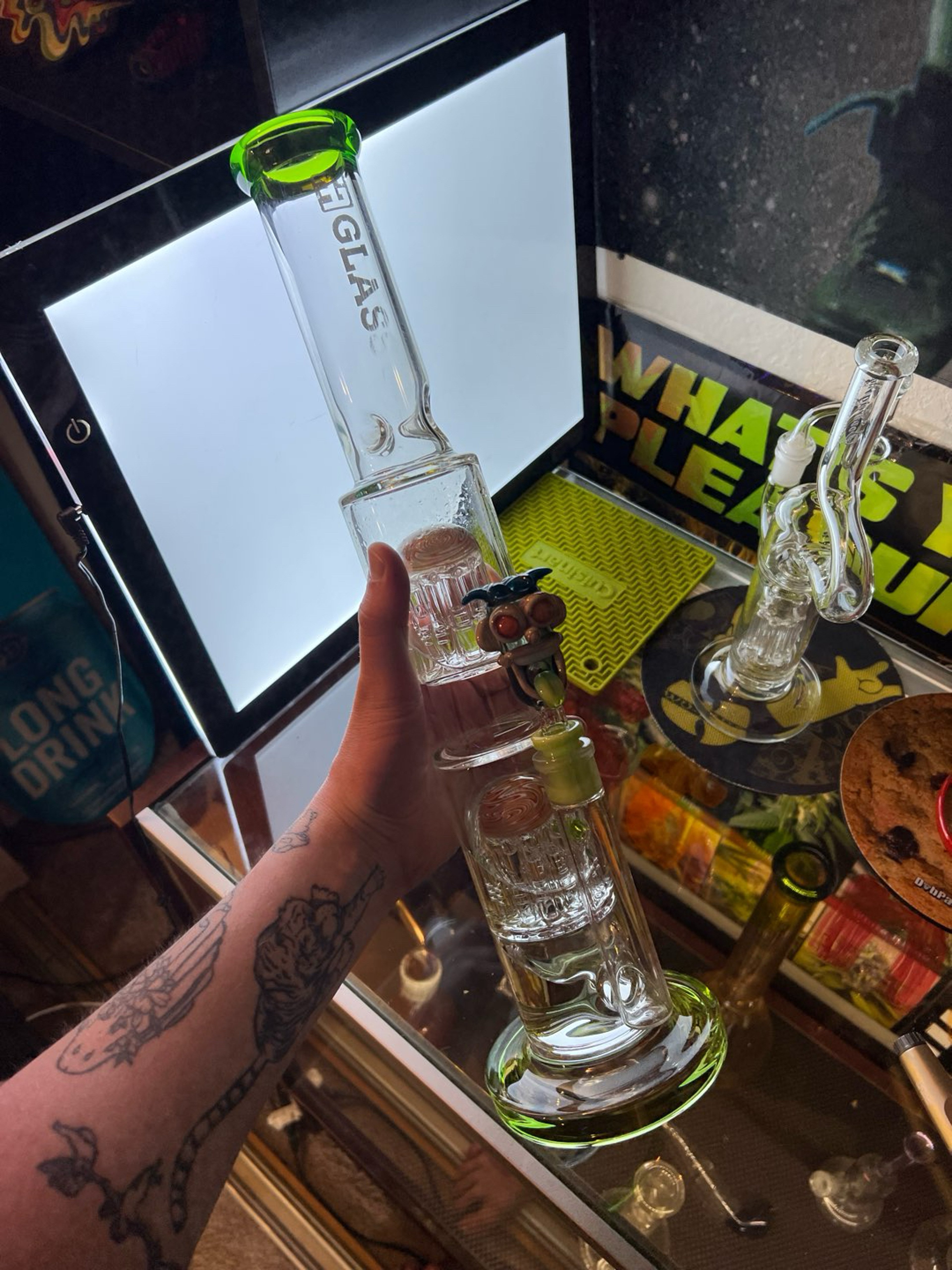 Preview pic of EG Glass stacked double stacked perc