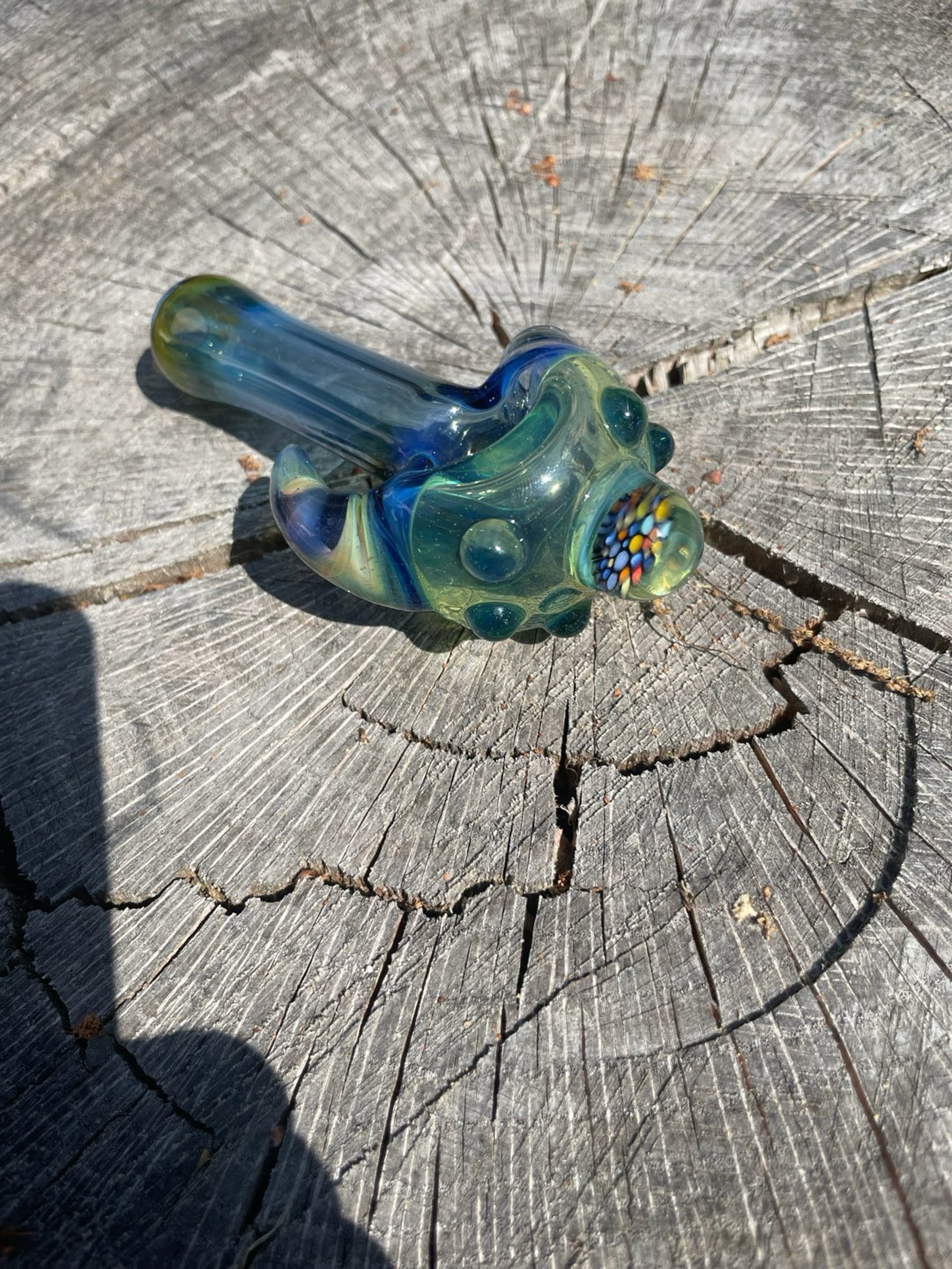Preview pic of Handblown Pipe with Horn