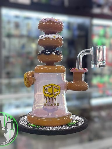 Preview pic of Ic Glass Triple Donut Rig