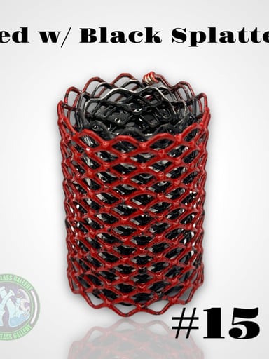 Preview pic of Mamba Guardz - Blazer GT8000 Torch Heat Cage #15 - Red w/ Black Splatter