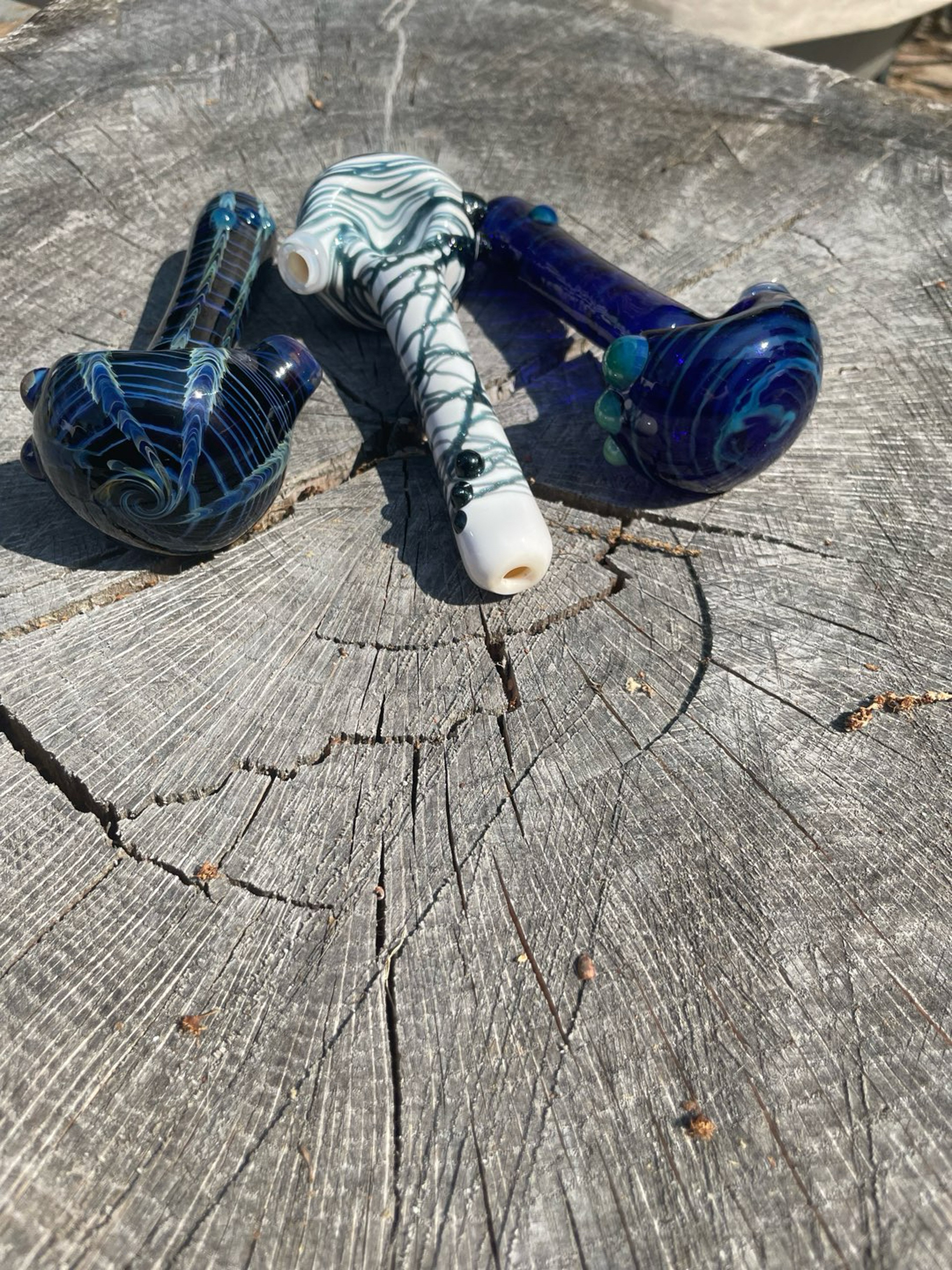 Preview pic of Handblown Spoon Pipes