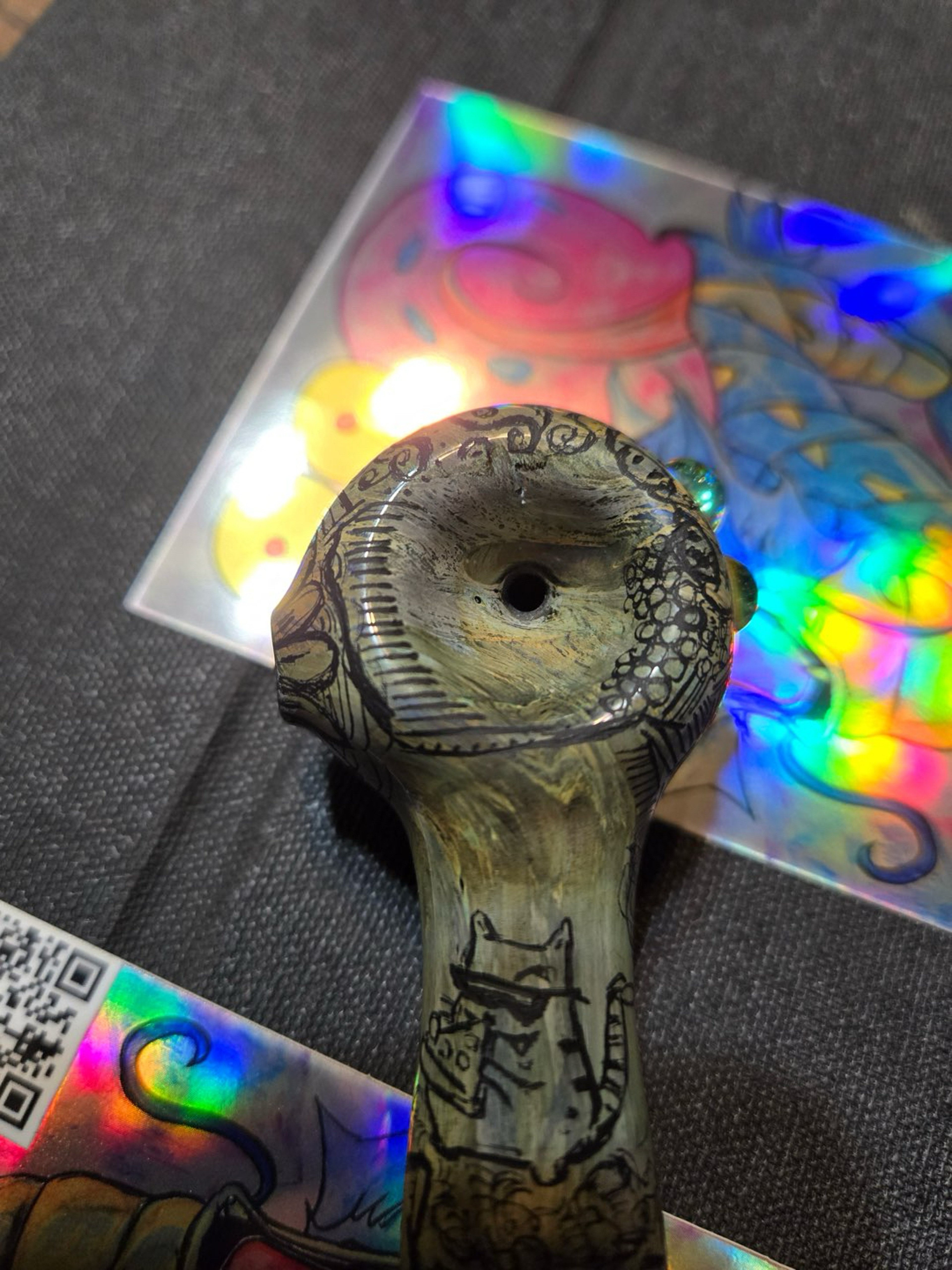 Preview pic of ClerkBoyArt X coolcatglass Spoon Collab