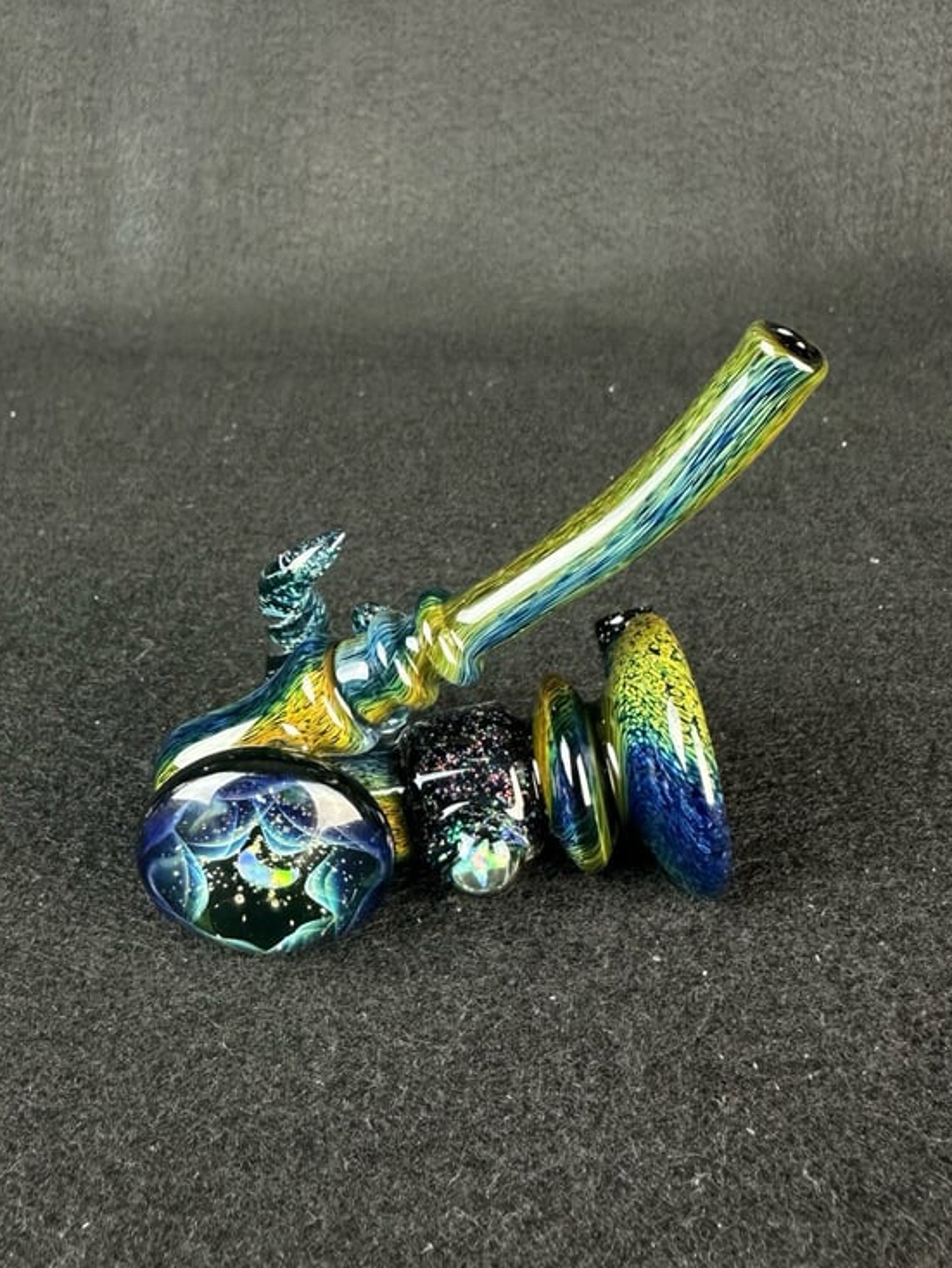 Preview pic of Happa x Akatsuki Collaboration - Sherlock Dry Pipe with Opals