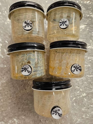 Preview pic of Fumed RatBones Baller/Hash Jars 2oz