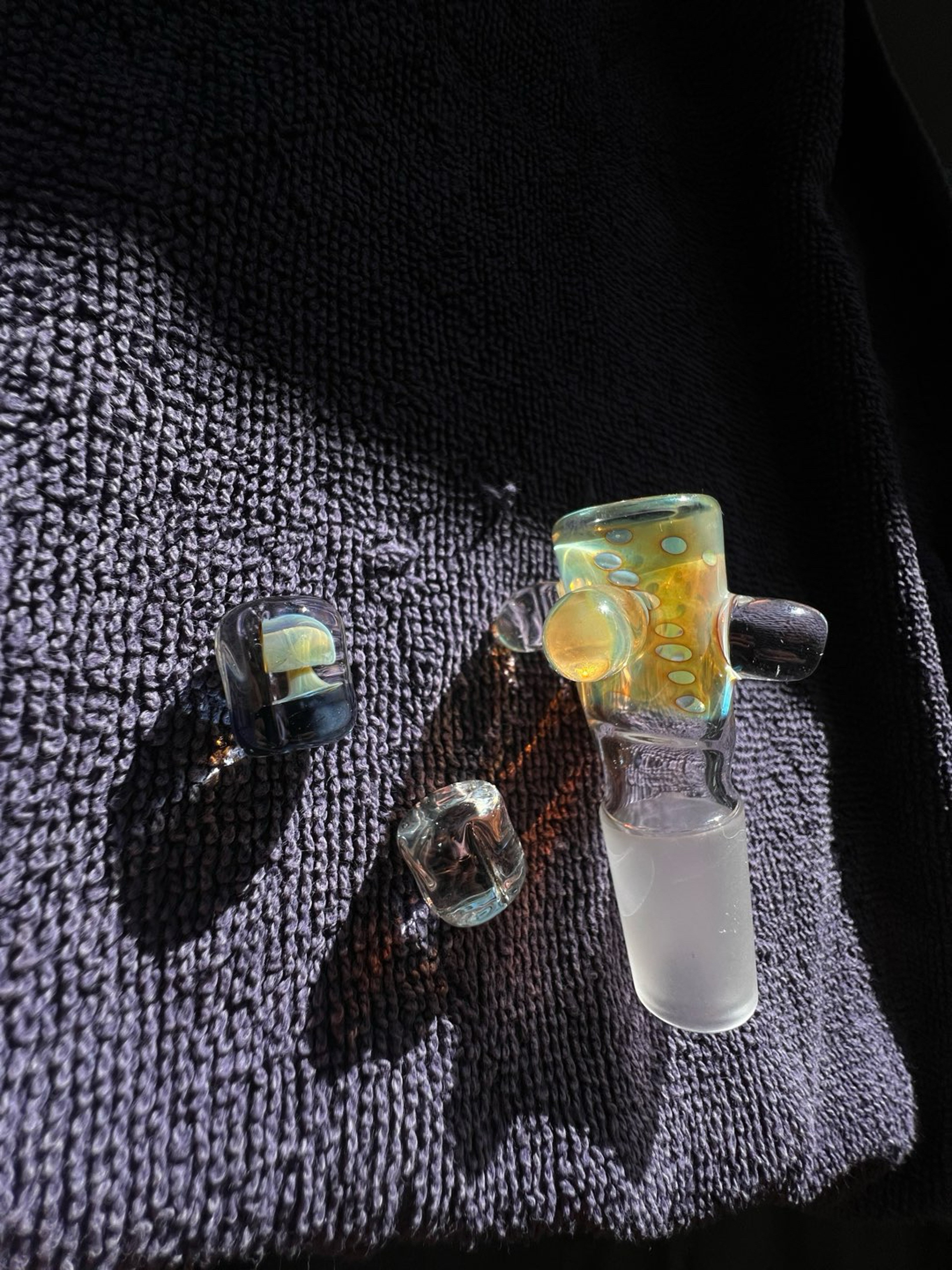 Super rosin bros 18mm fumed slide image 0