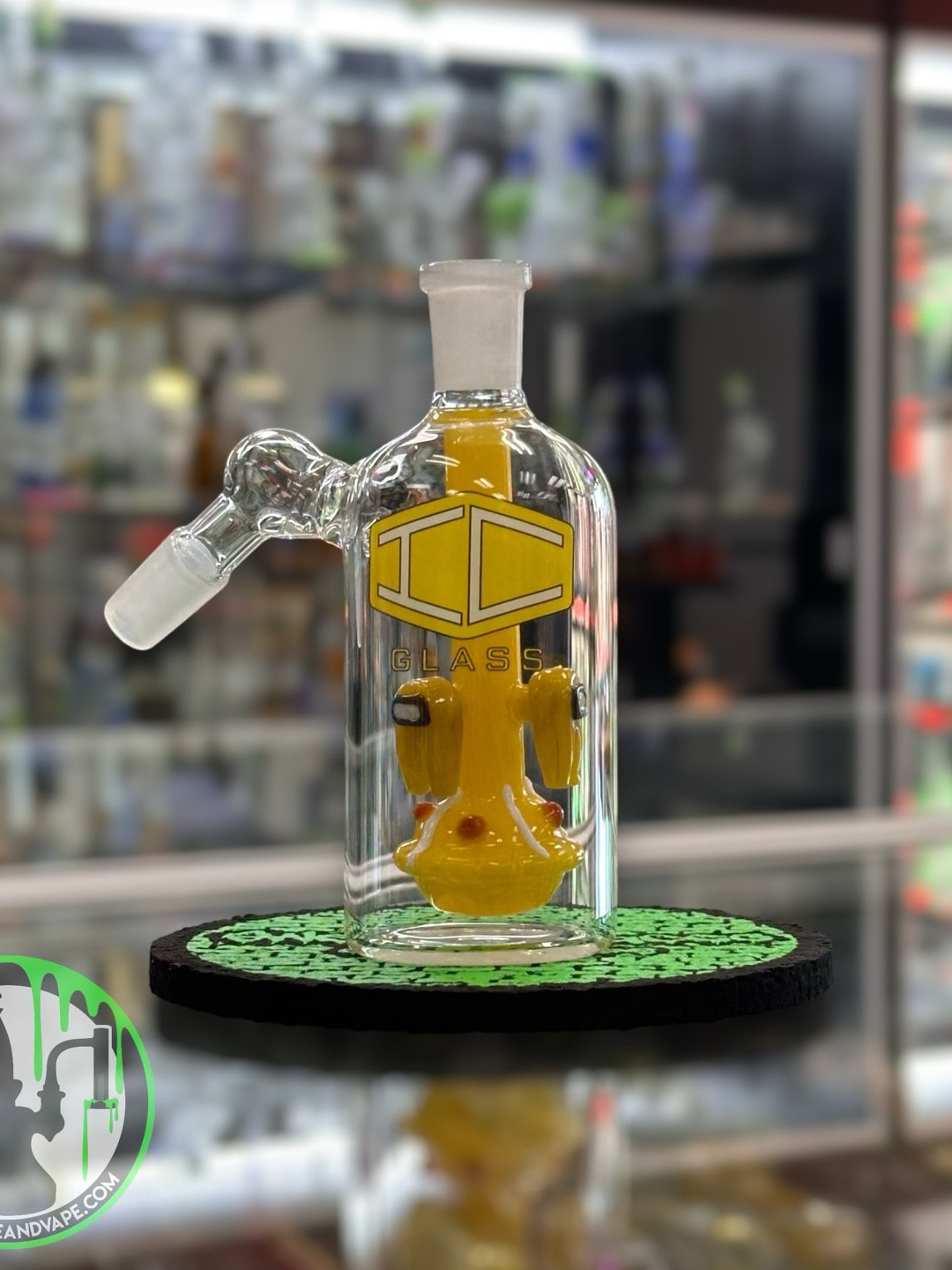 Preview pic of IC Glass - Ash Catcher 14mm 45 Yellow