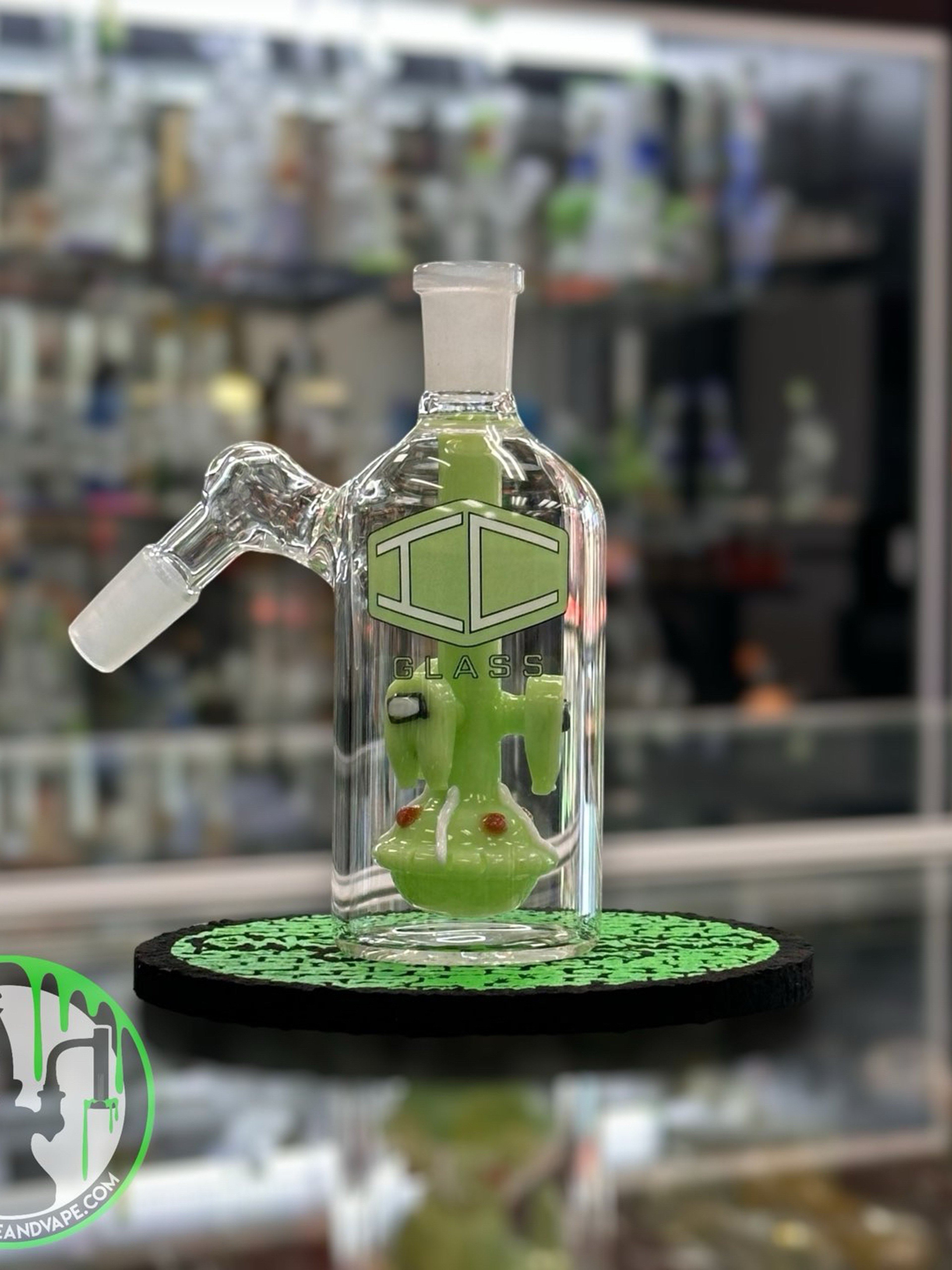 Preview pic of IC Glass - Ash Catcher 14mm 45 Green