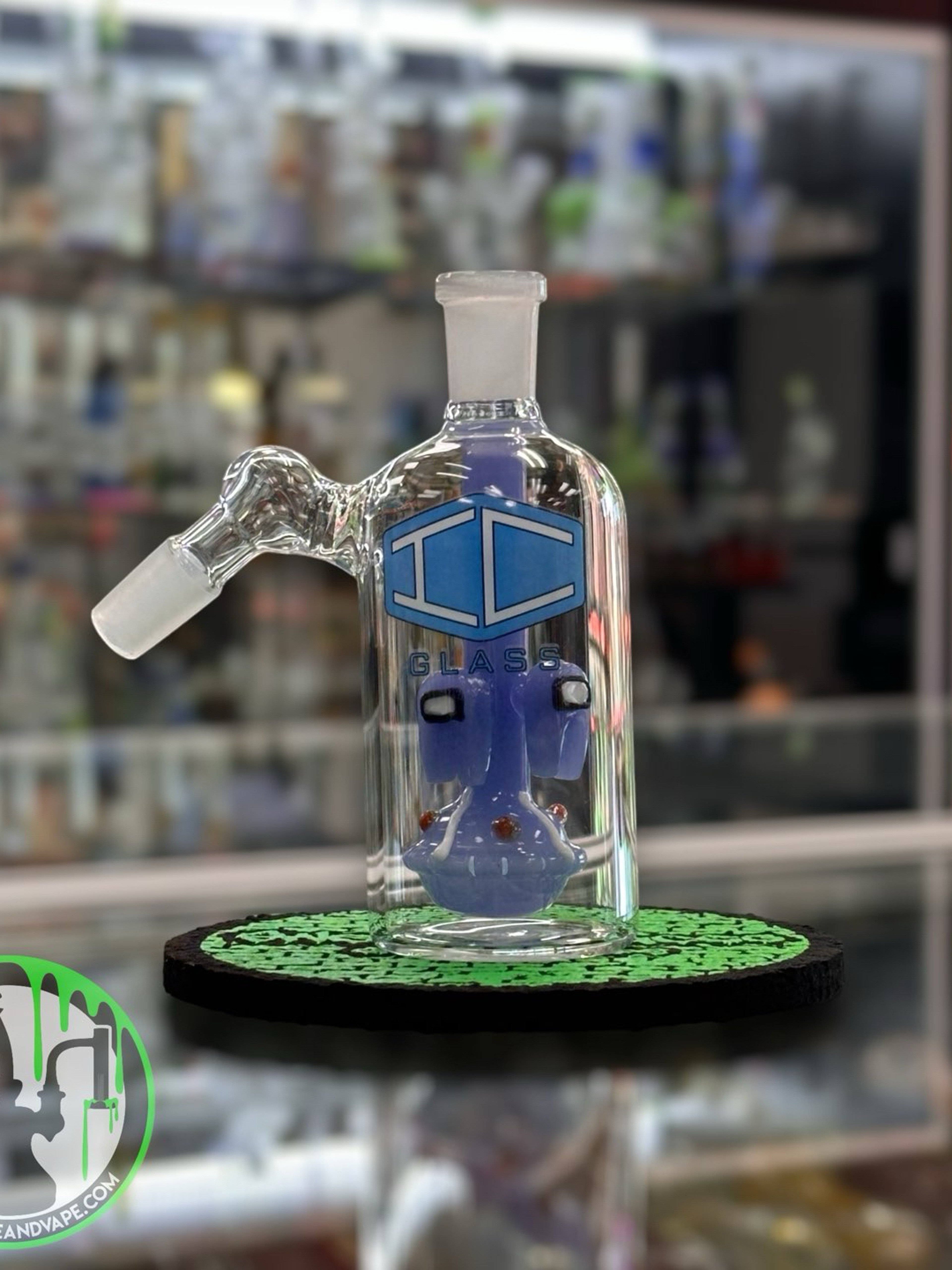 Preview pic of IC Glass - Ash Catcher 14mm 45 Blue